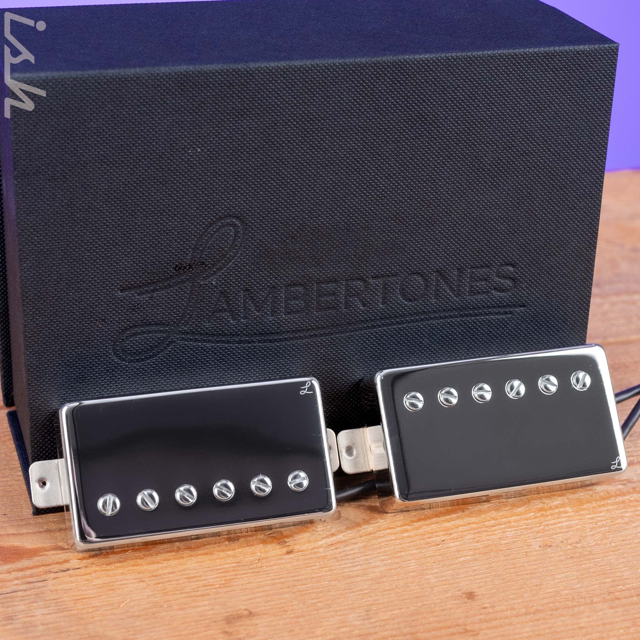 Lambertones The "Red Eye" Nickel 4-Wire Humbucker Pickups