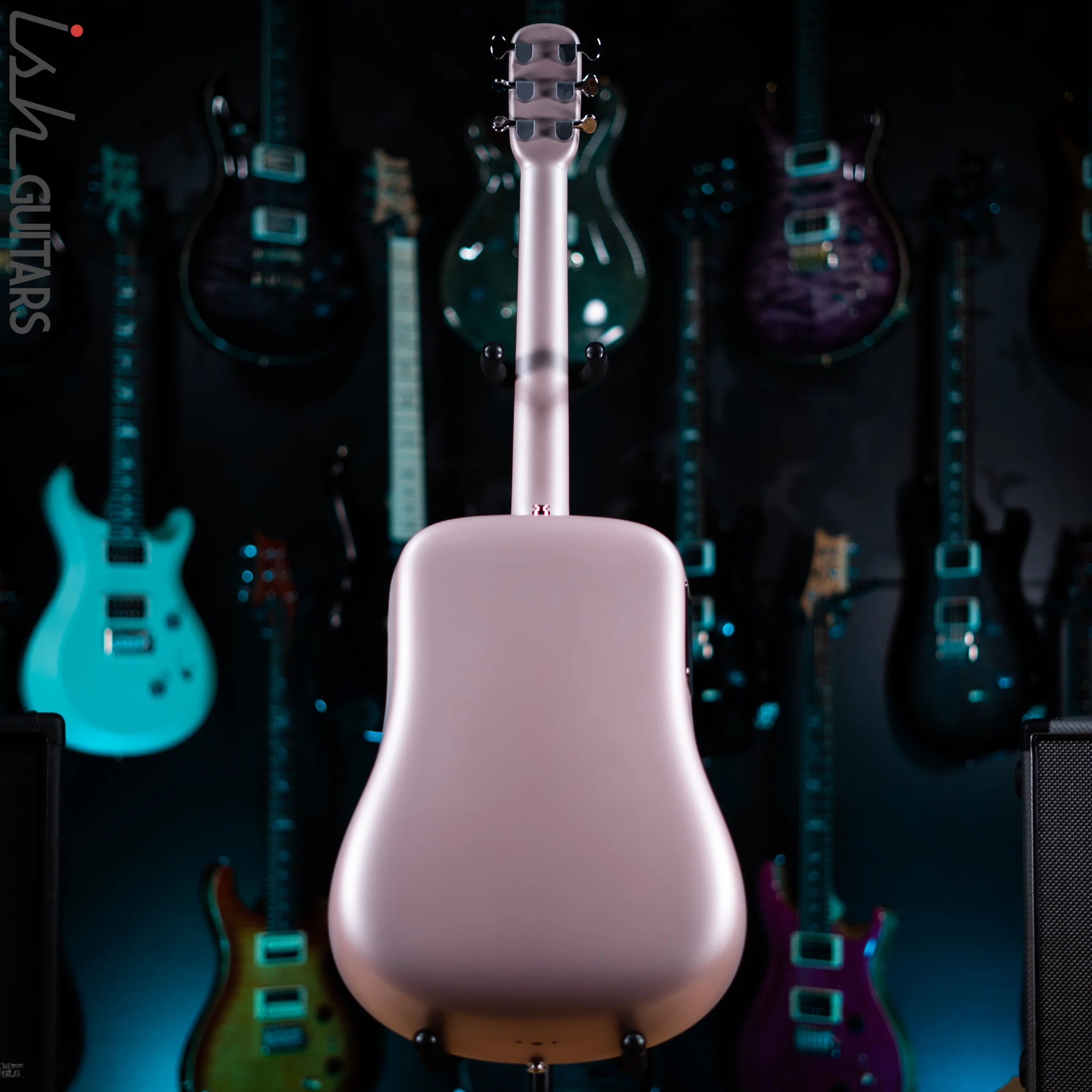 Lava Music Lava Me 3 Smart Acoustic Guitar 38" Pink w/ Space Bag - Image 6