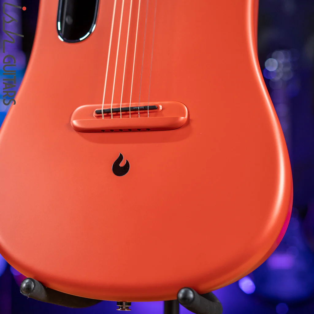 Lava Music Lava Me 3 Smart Acoustic Guitar 38" Red w/ Space Bag - Image 5
