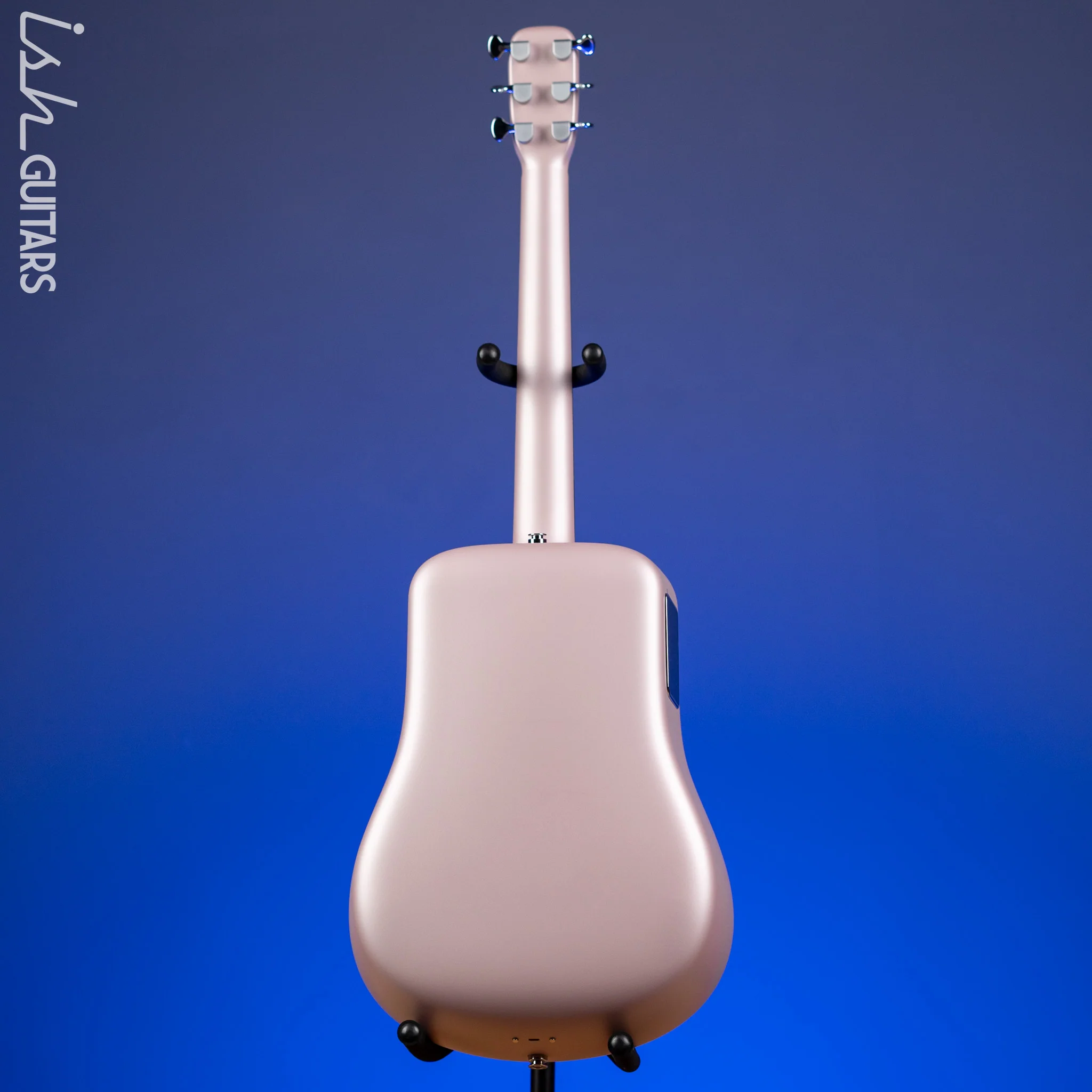 Lava Music LAVA ME 4 Carbon 36" Smart Acoustic-Electric Guitar Pink (w/ Airflow Bag) - Image 6