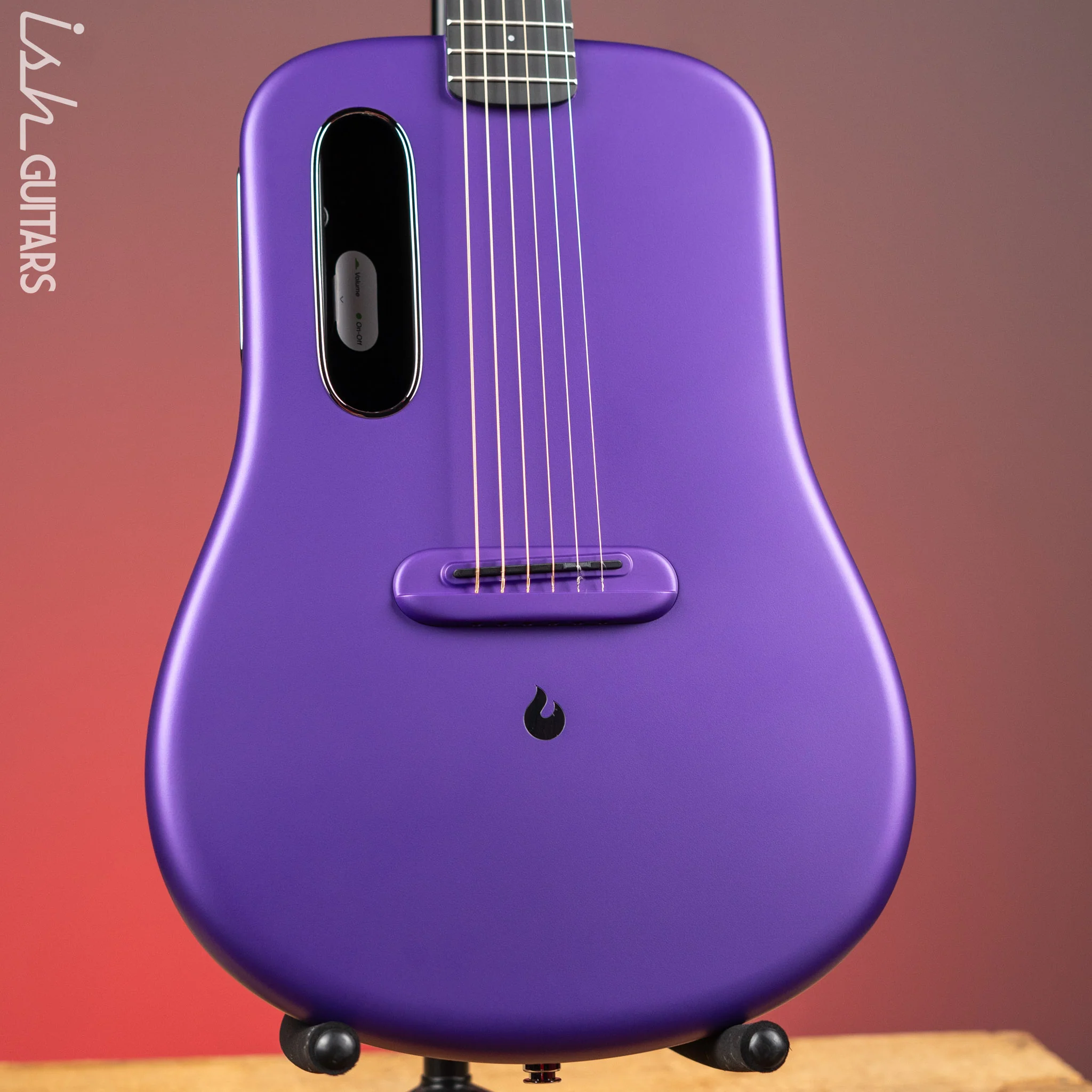 Lava Music LAVA ME 4 Carbon 36" Smart Acoustic-Electric Guitar Purple (w/ Airflow Bag)