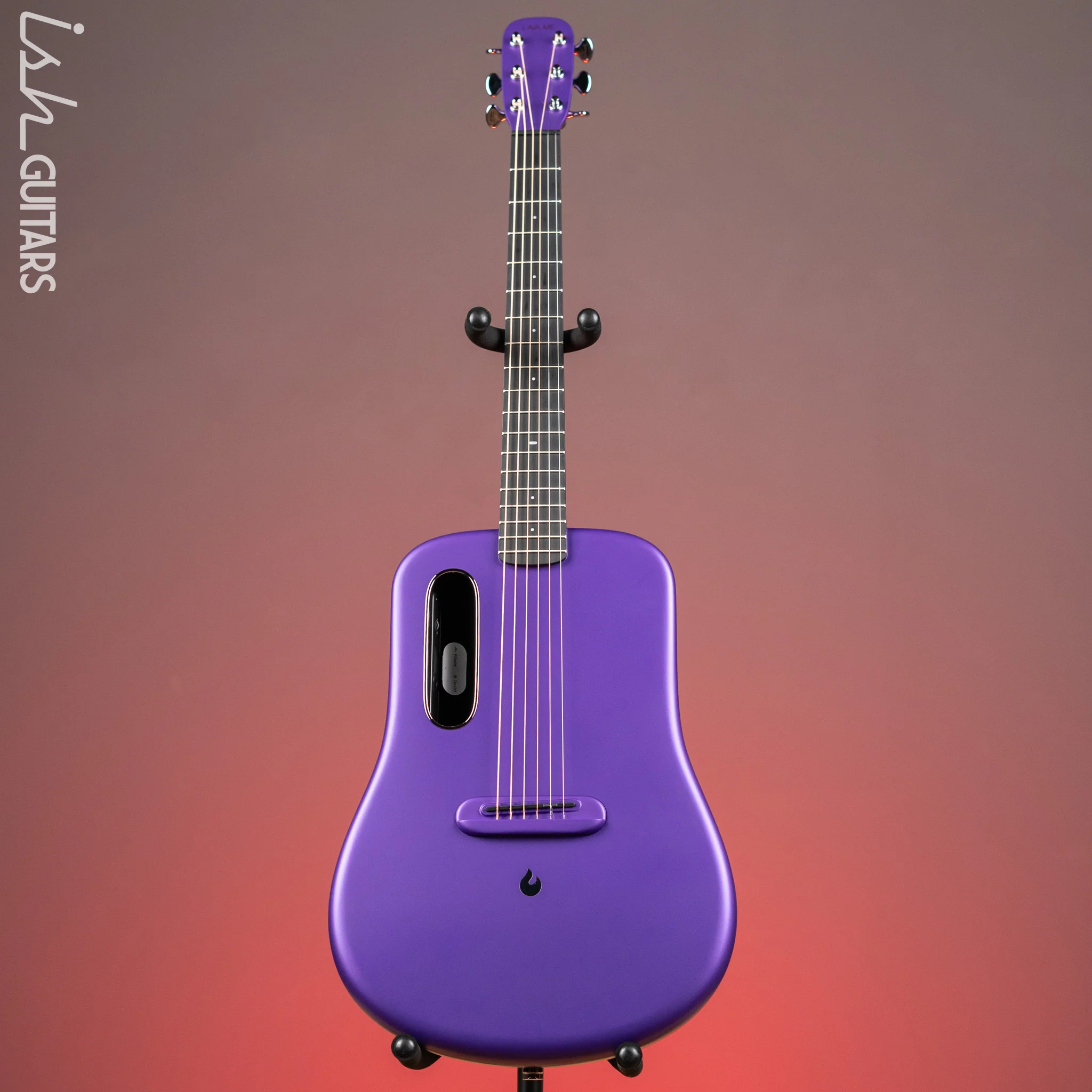Lava Music LAVA ME 4 Carbon 36" Smart Acoustic-Electric Guitar Purple (w/ Airflow Bag) - Image 2