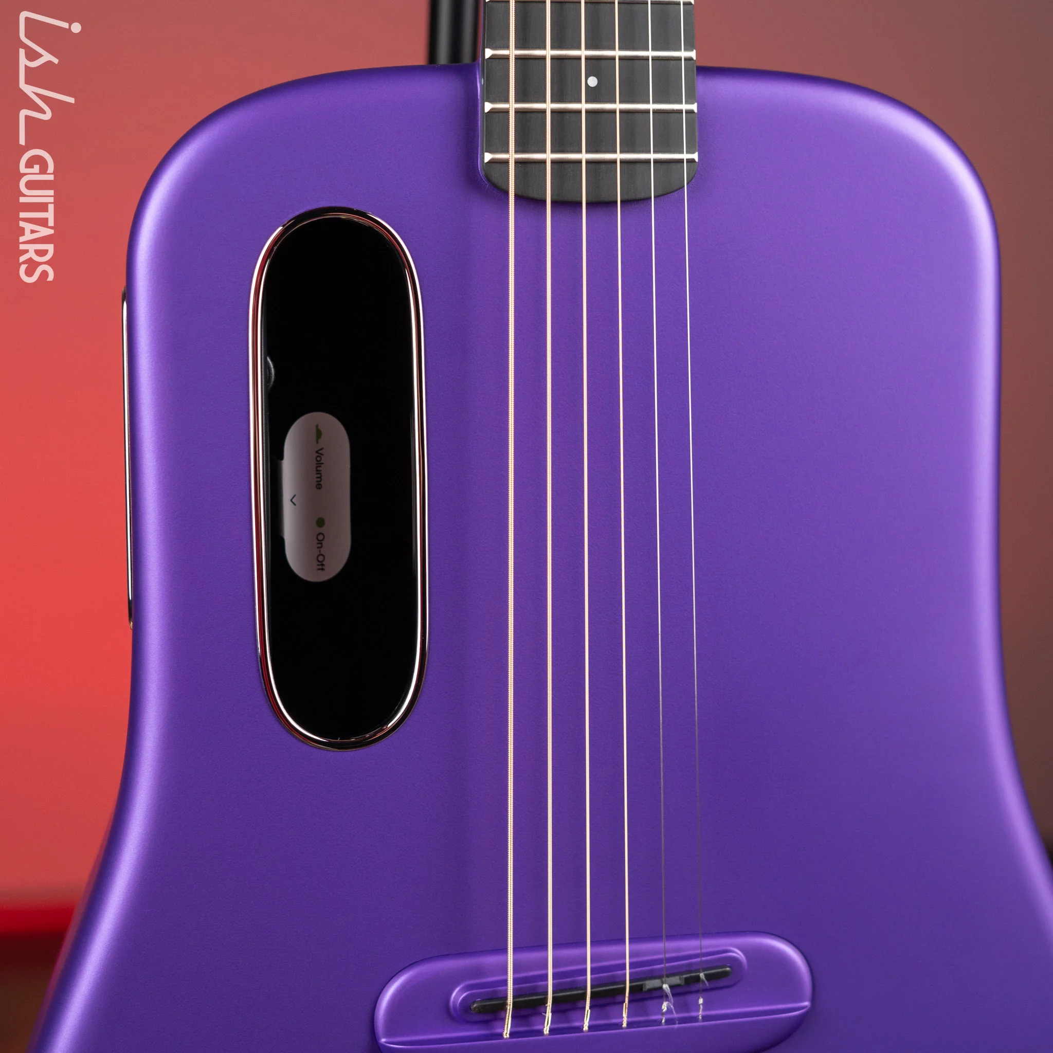 Lava Music LAVA ME 4 Carbon 36" Smart Acoustic-Electric Guitar Purple (w/ Airflow Bag) - Image 3