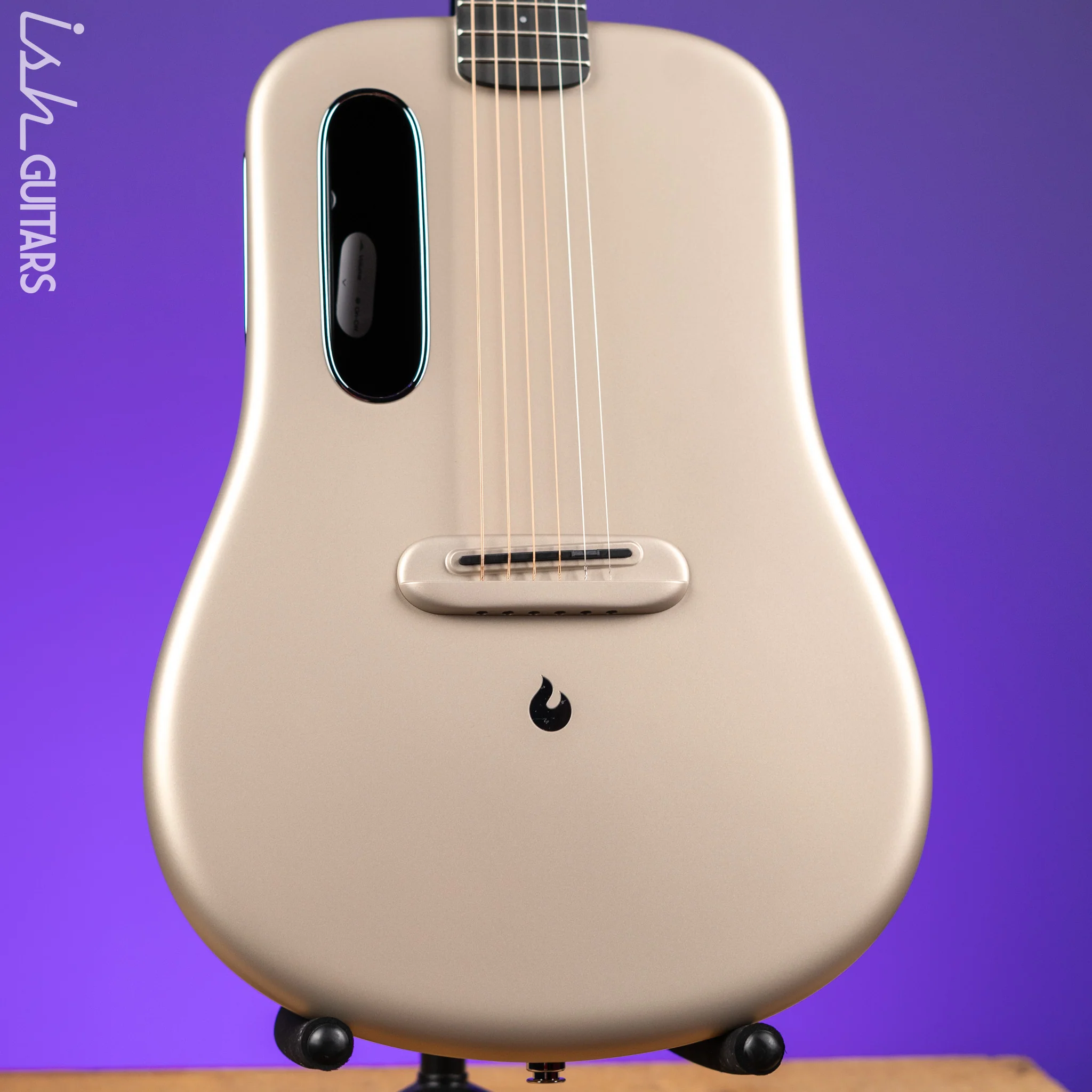 Lava Music LAVA ME 4 Carbon 36" Smart Acoustic-Electric Guitar Soft Gold (w/ Airflow Bag)