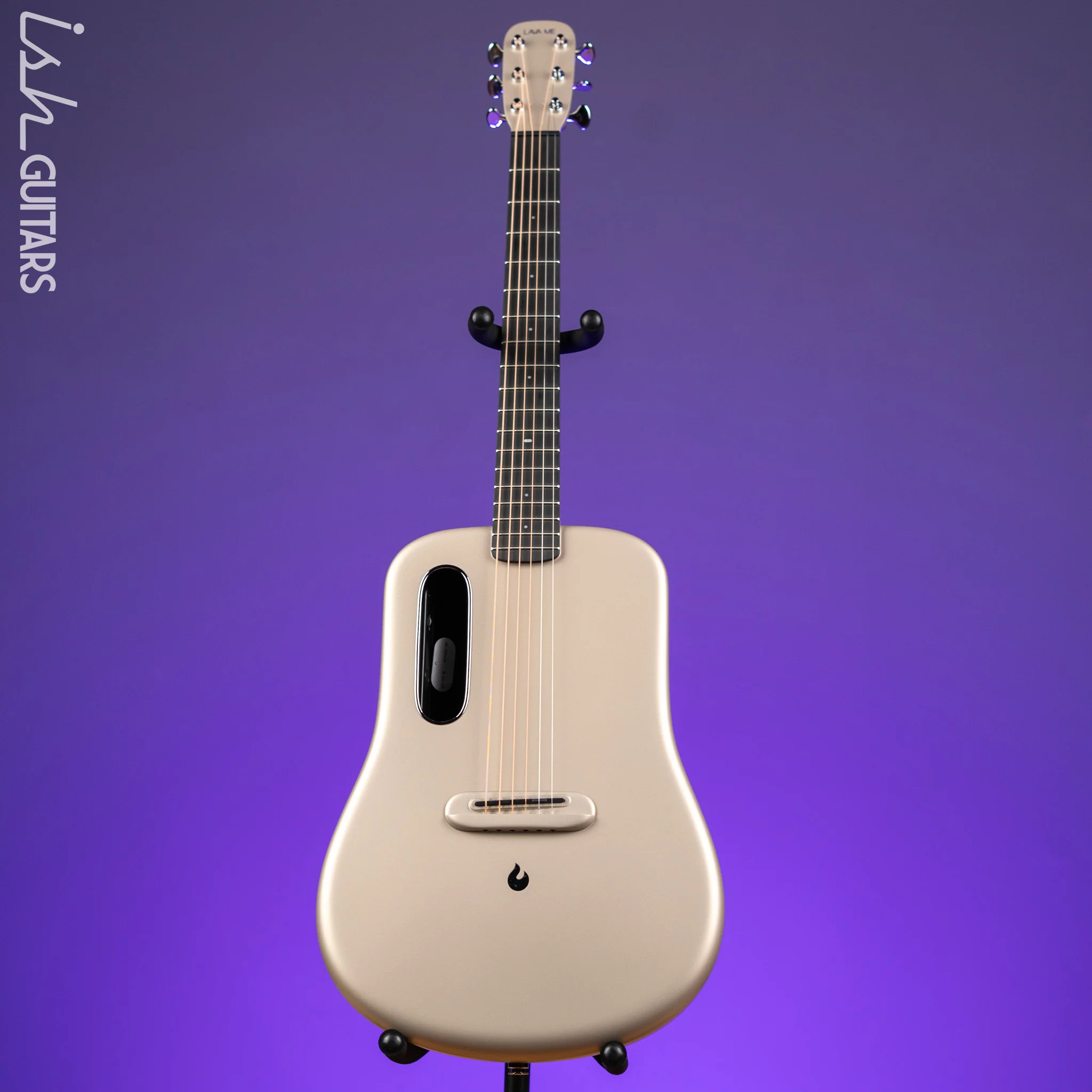 Lava Music LAVA ME 4 Carbon 36" Smart Acoustic-Electric Guitar Soft Gold (w/ Airflow Bag) - Image 2