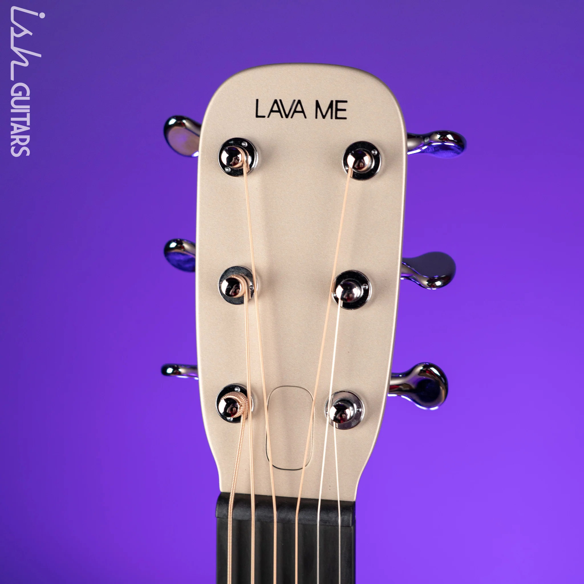 Lava Music LAVA ME 4 Carbon 36" Smart Acoustic-Electric Guitar Soft Gold (w/ Airflow Bag) - Image 6