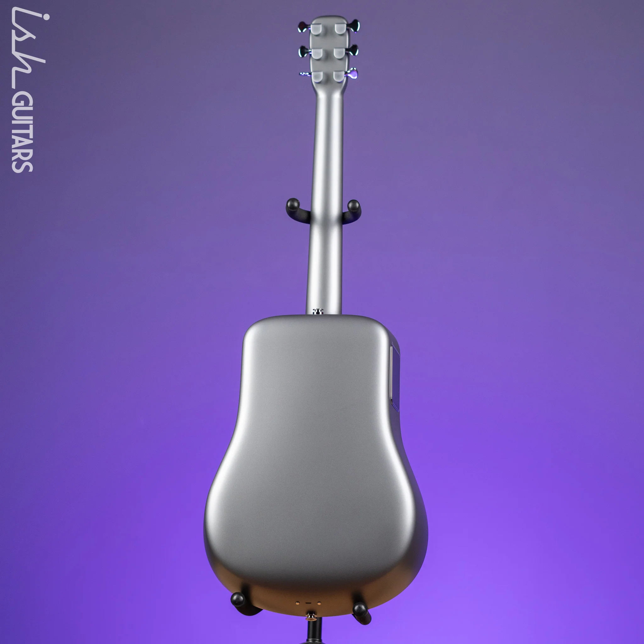Lava Music LAVA ME 4 Carbon 36" Smart Acoustic-Electric Guitar Space Grey (w/ Airflow Bag) - Image 7