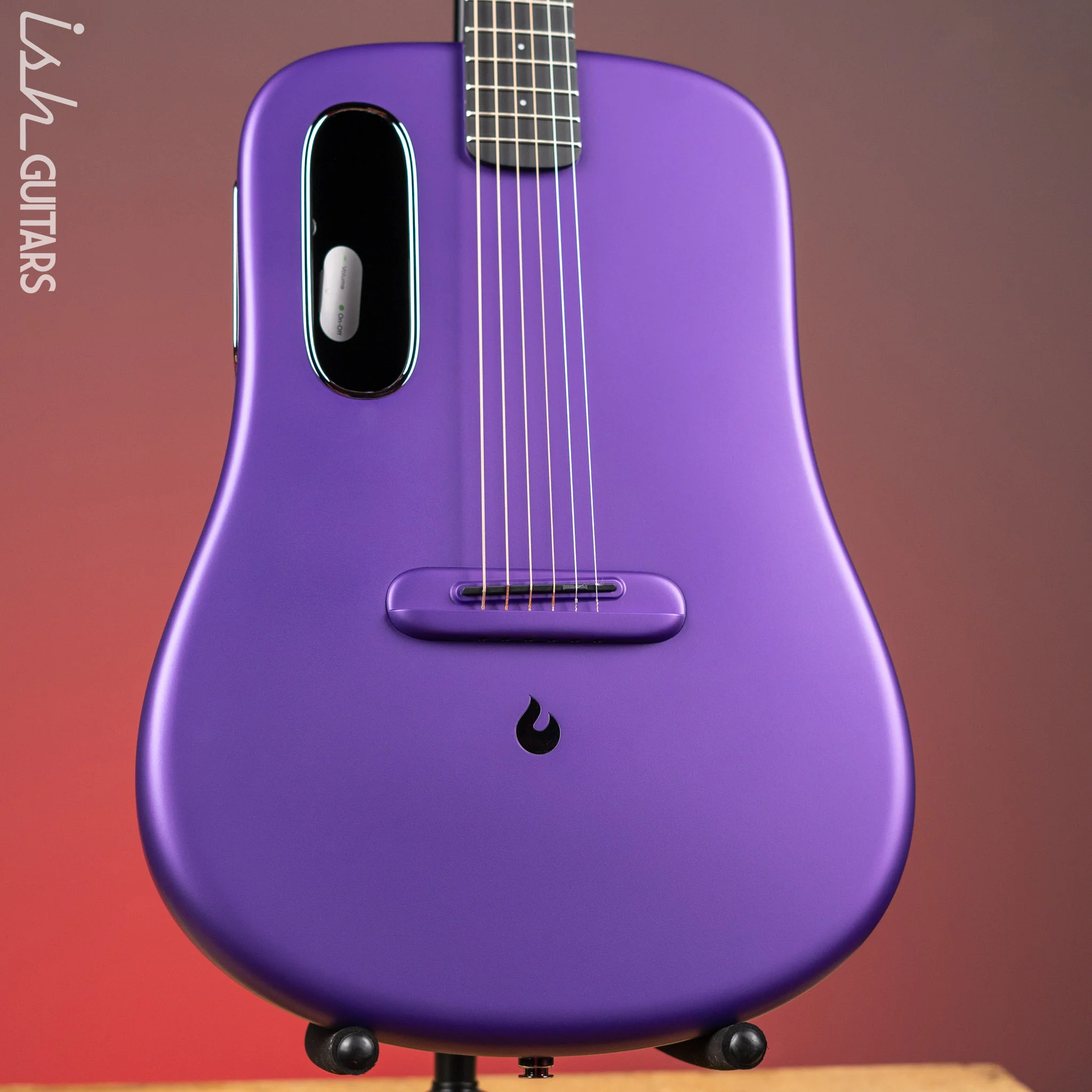 Lava Music LAVA ME 4 Carbon 38" Smart Acoustic-Electric Guitar Purple (w/ Airflow Bag)