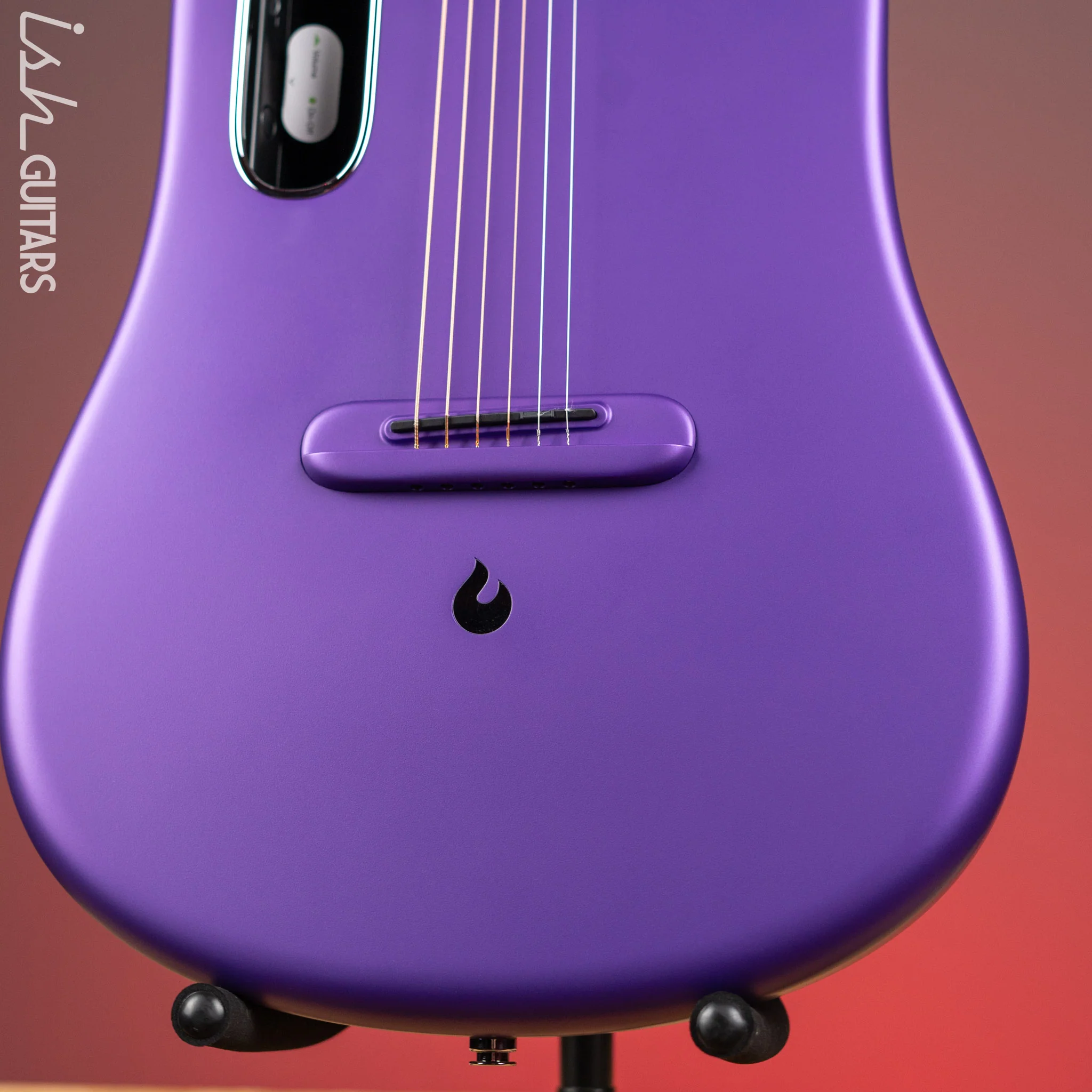 Lava Music LAVA ME 4 Carbon 38" Smart Acoustic-Electric Guitar Purple (w/ Airflow Bag) - Image 4