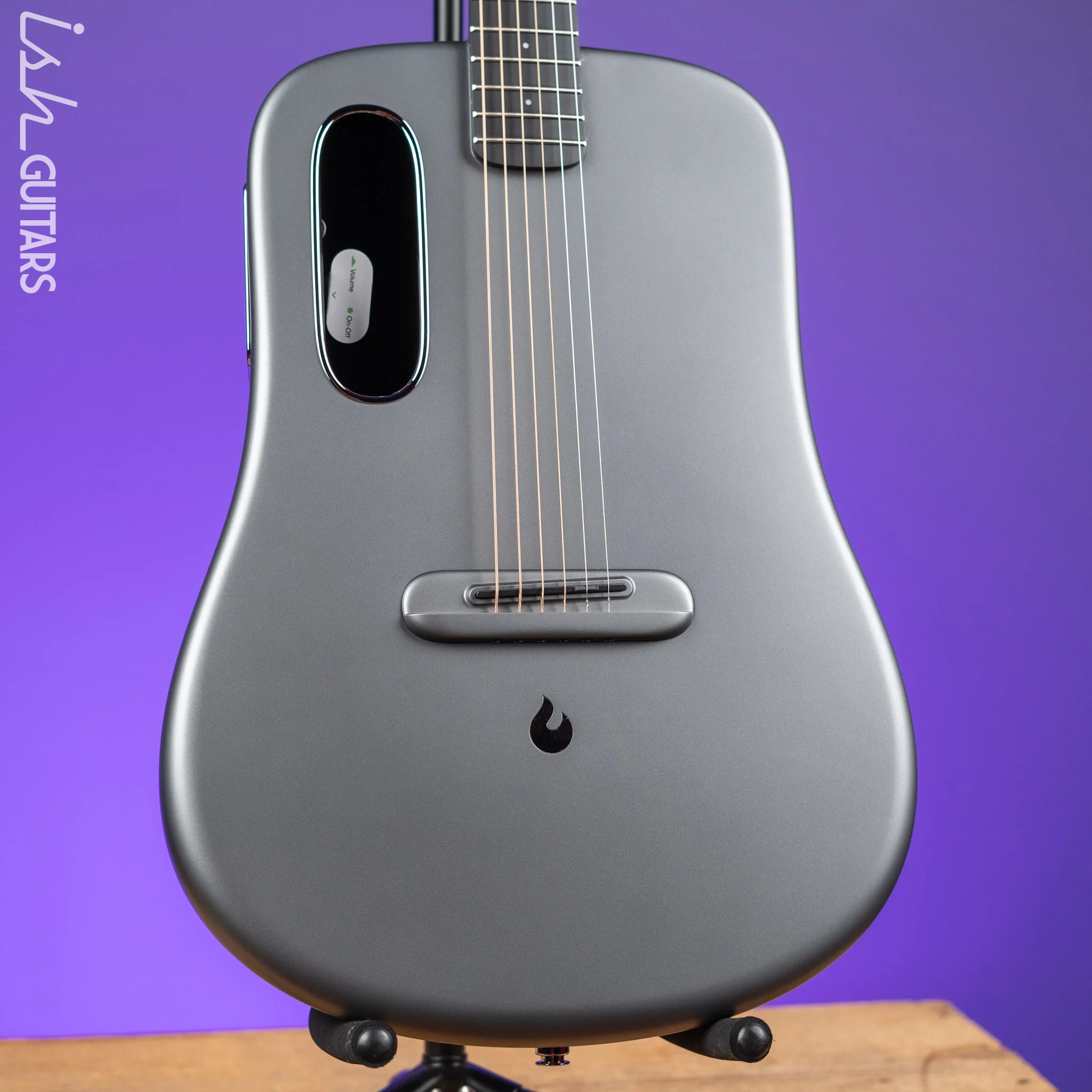 Lava Music LAVA ME 4 Carbon 38" Smart Acoustic-Electric Guitar Space Grey (w/ Airflow Bag)