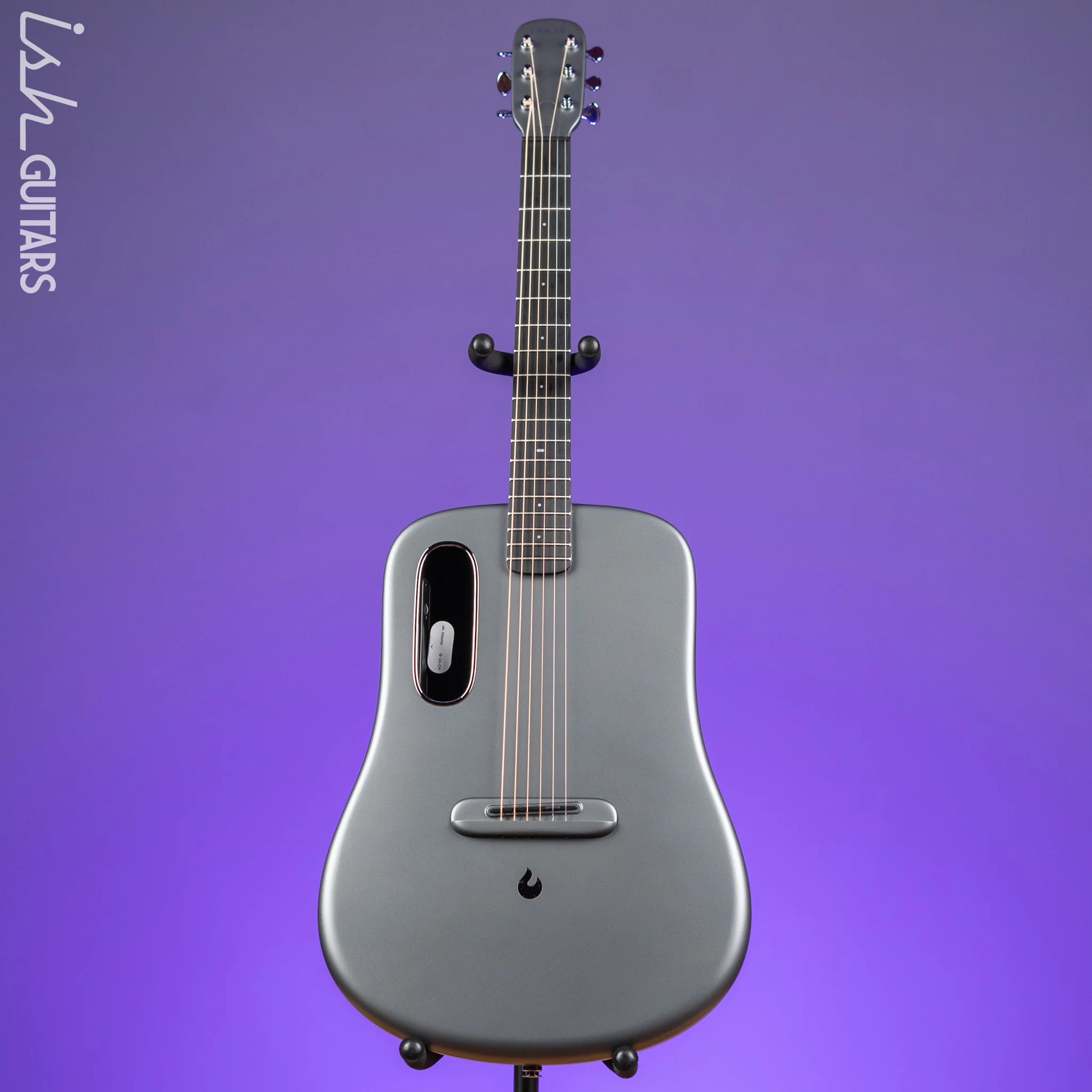 Lava Music LAVA ME 4 Carbon 38" Smart Acoustic-Electric Guitar Space Grey (w/ Airflow Bag) - Image 2
