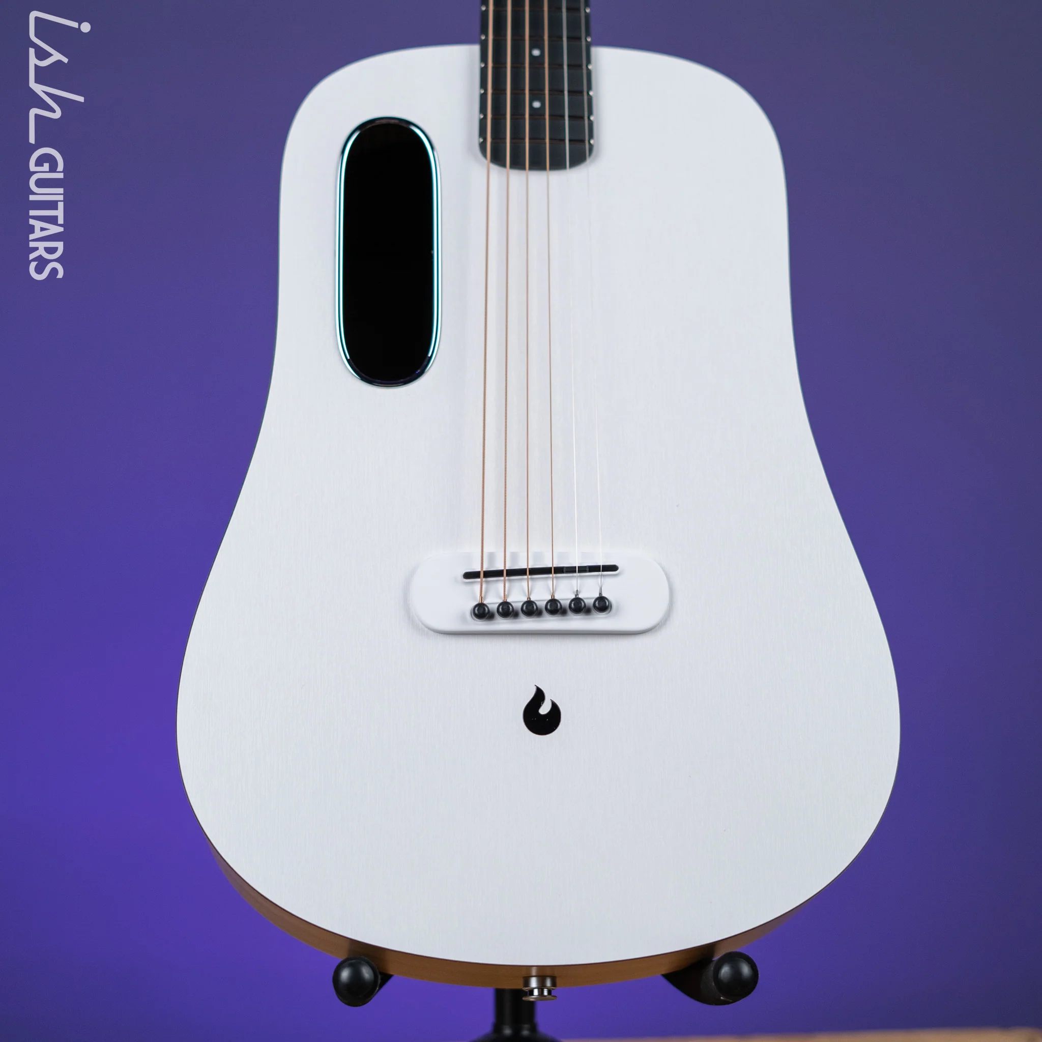 Lava Music Blue Lava Original Acoustic Guitar Walnut/Frost White w/ Lite Bag NO ELECTRONICS