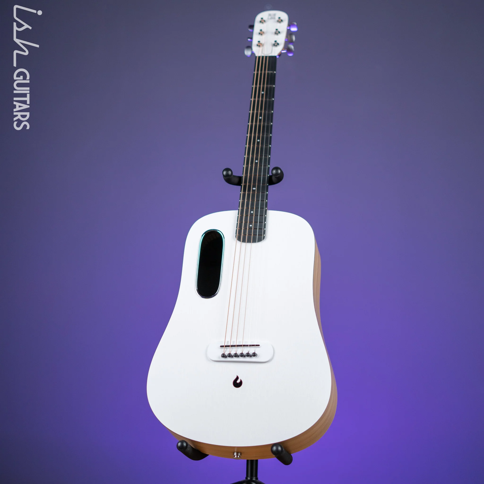Lava Music Blue Lava Original Acoustic Guitar Walnut/Frost White w/ Lite Bag NO ELECTRONICS - Image 2