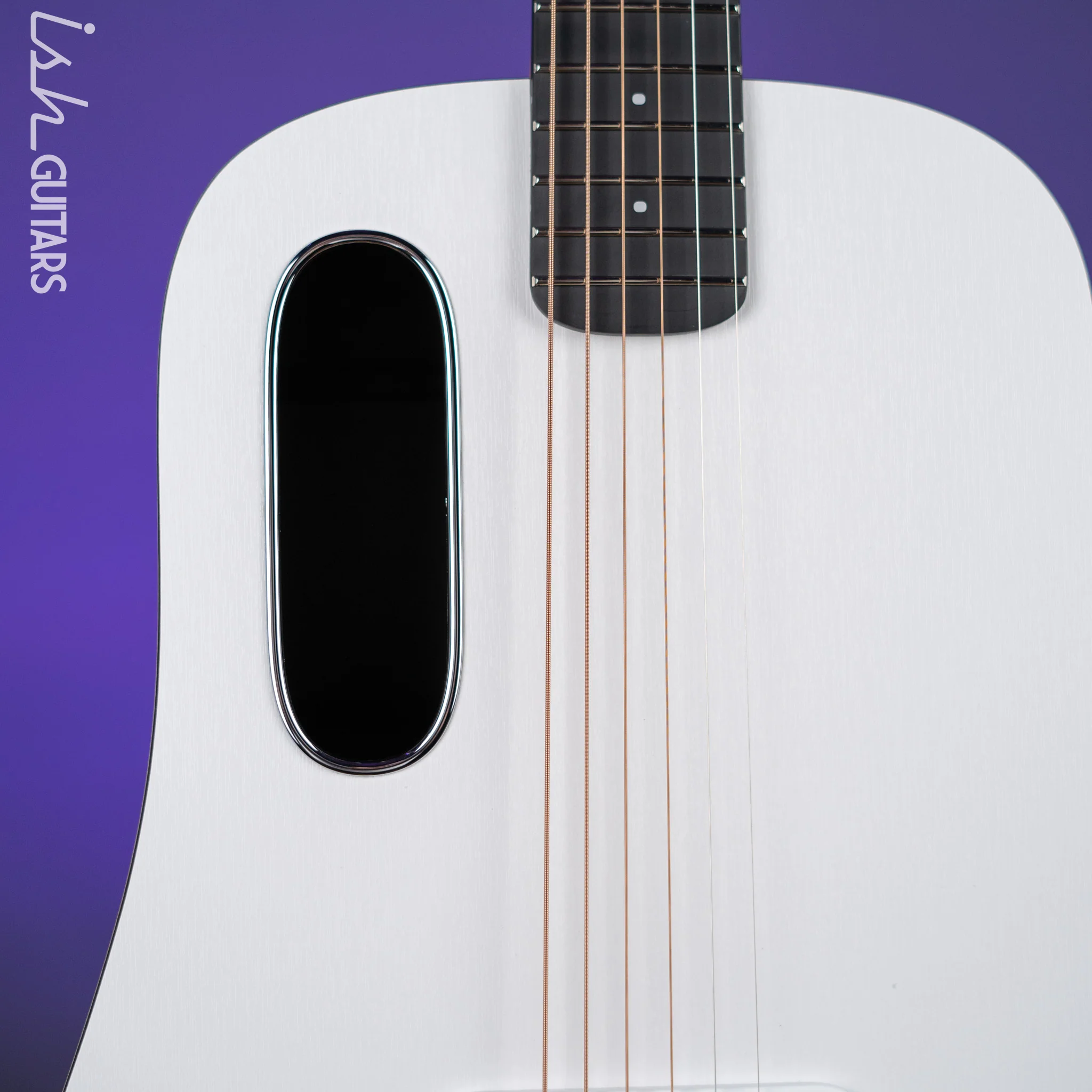 Lava Music Blue Lava Original Acoustic Guitar Walnut/Frost White w/ Lite Bag NO ELECTRONICS - Image 3