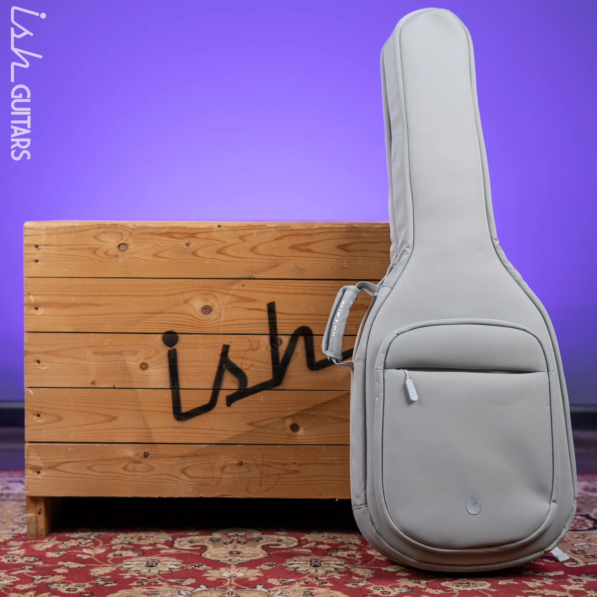 Lava Music Blue Lava Smart Acoustic Guitar Choral Pink/ Lavender w/ Airflow Bag - Image 13