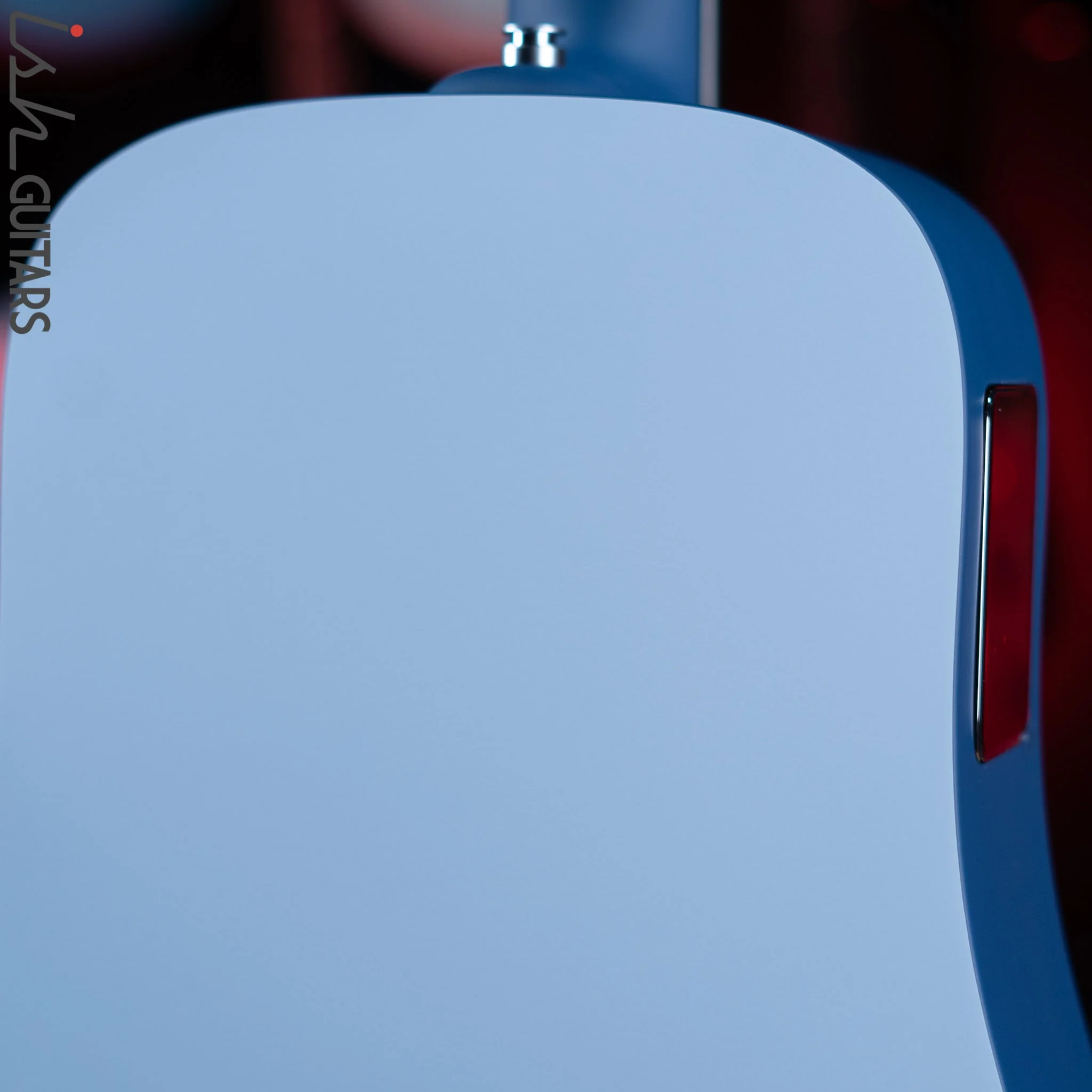Lava Music Blue Lava Smart Acoustic Guitar Ice Blue/ Ocean Blue w/ Airflow Bag Demo - Image 9