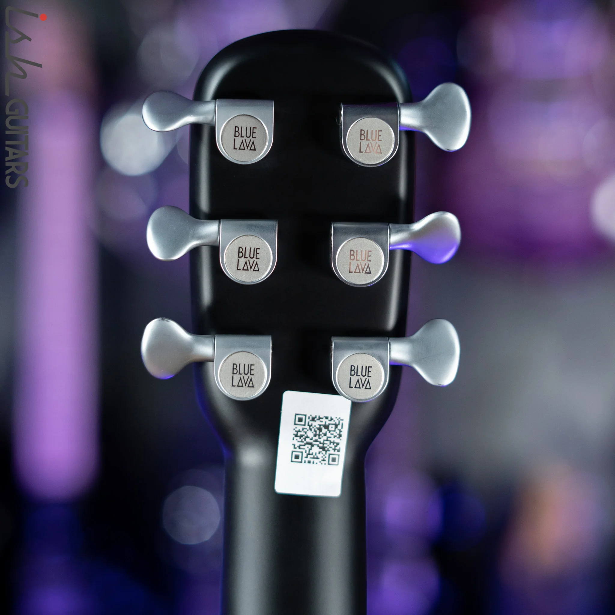 Lava Music Blue Lava Smart Acoustic Guitar Midnight Black w/ Airflow Bag Demo - Image 19