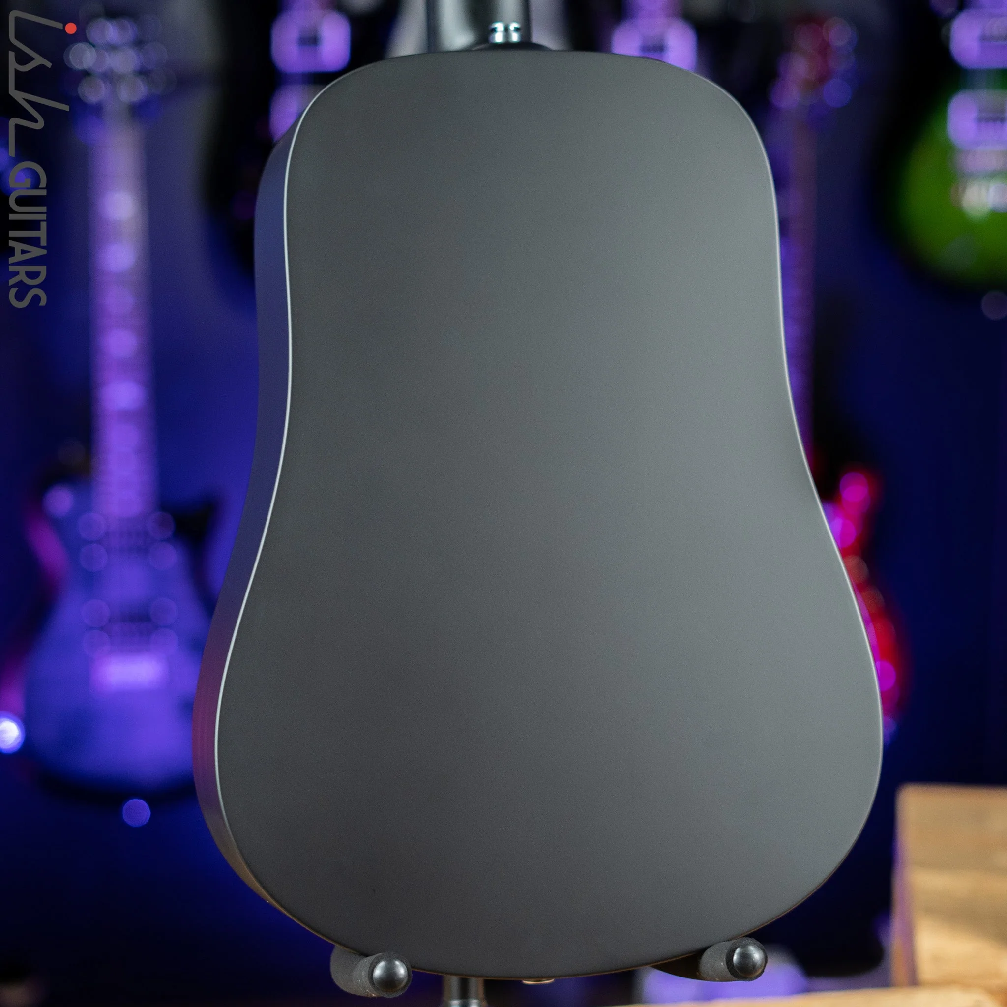 Lava Music Blue Lava Smart Acoustic Guitar Midnight Black w/ Airflow Bag Demo - Image 7
