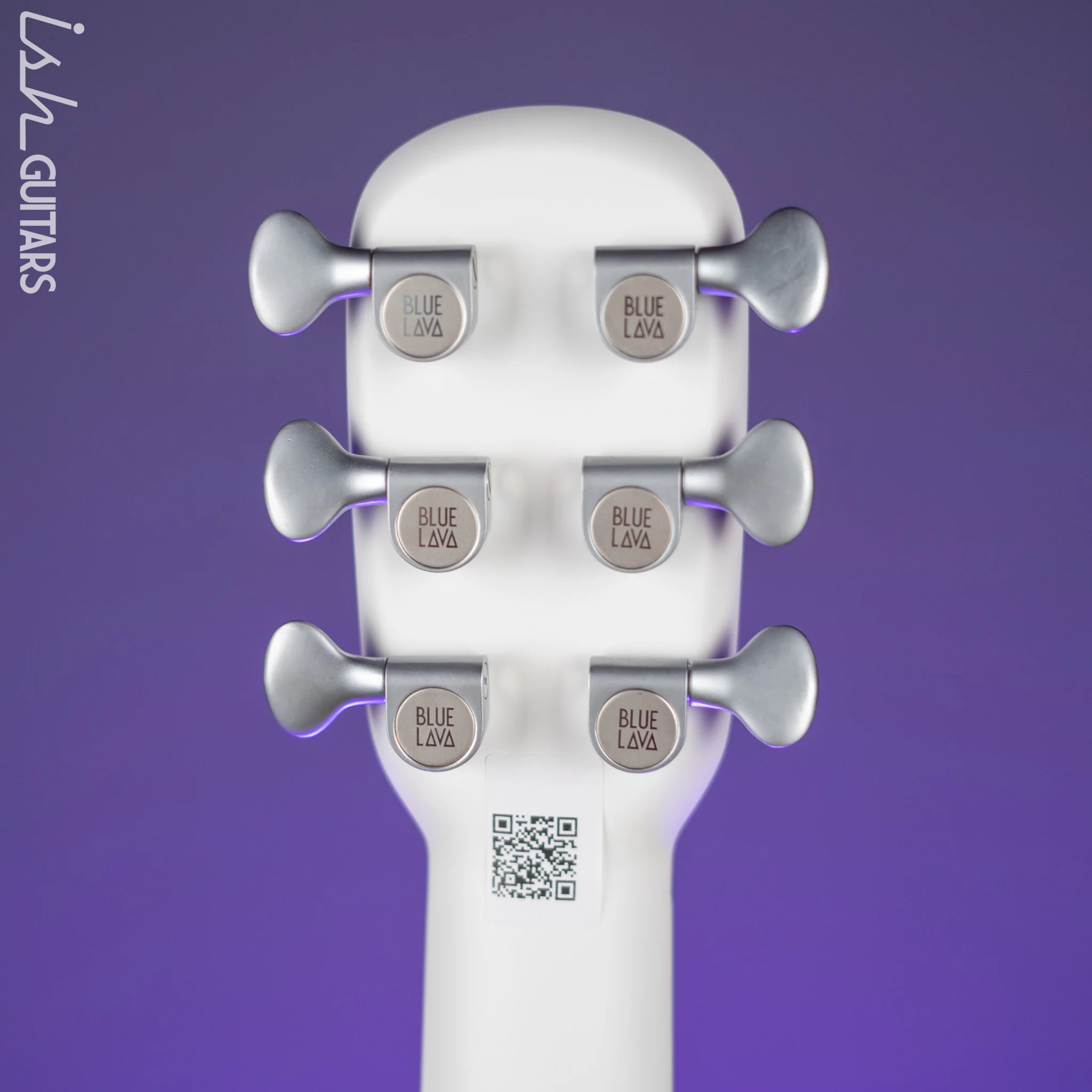 Lava Music Blue Lava Smart Acoustic Guitar Sail White w/ Airflow Bag - Image 10