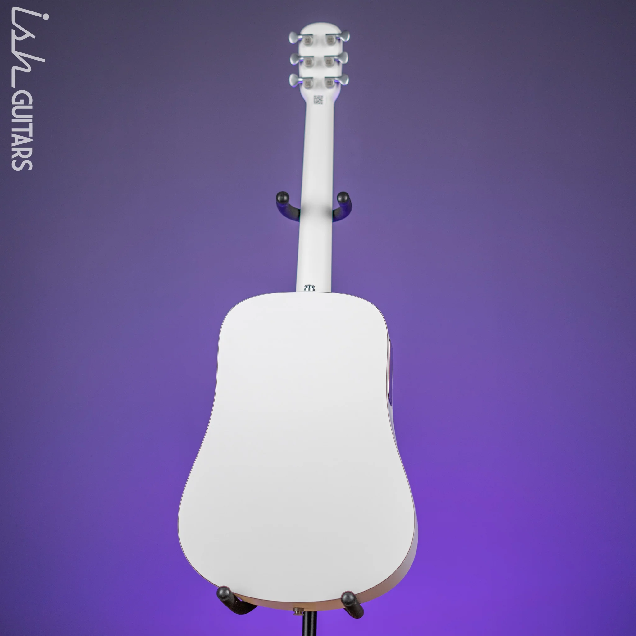 Lava Music Blue Lava Smart Acoustic Guitar Sail White w/ Airflow Bag - Image 6