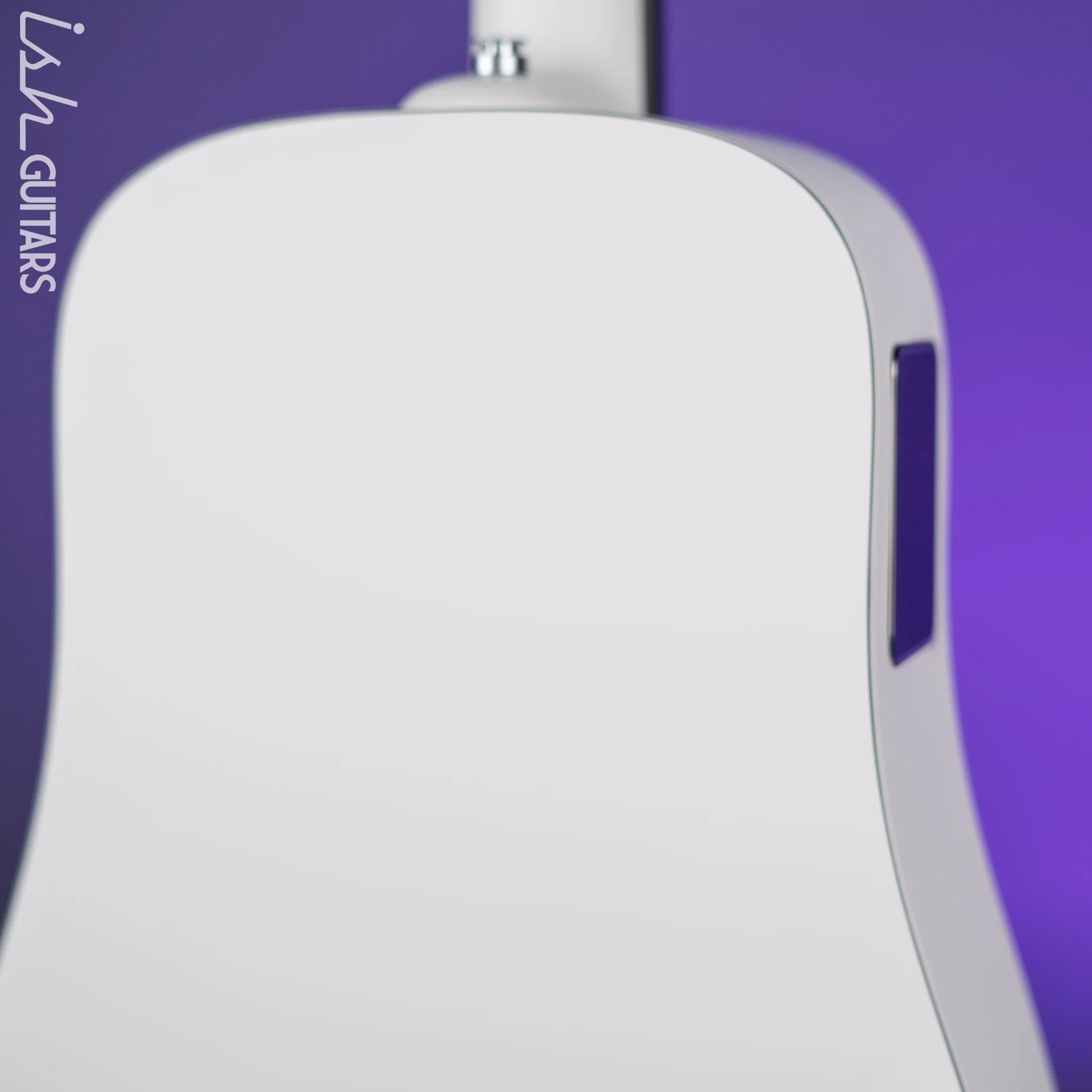 Lava Music Blue Lava Smart Acoustic Guitar Sail White w/ Airflow Bag - Image 8