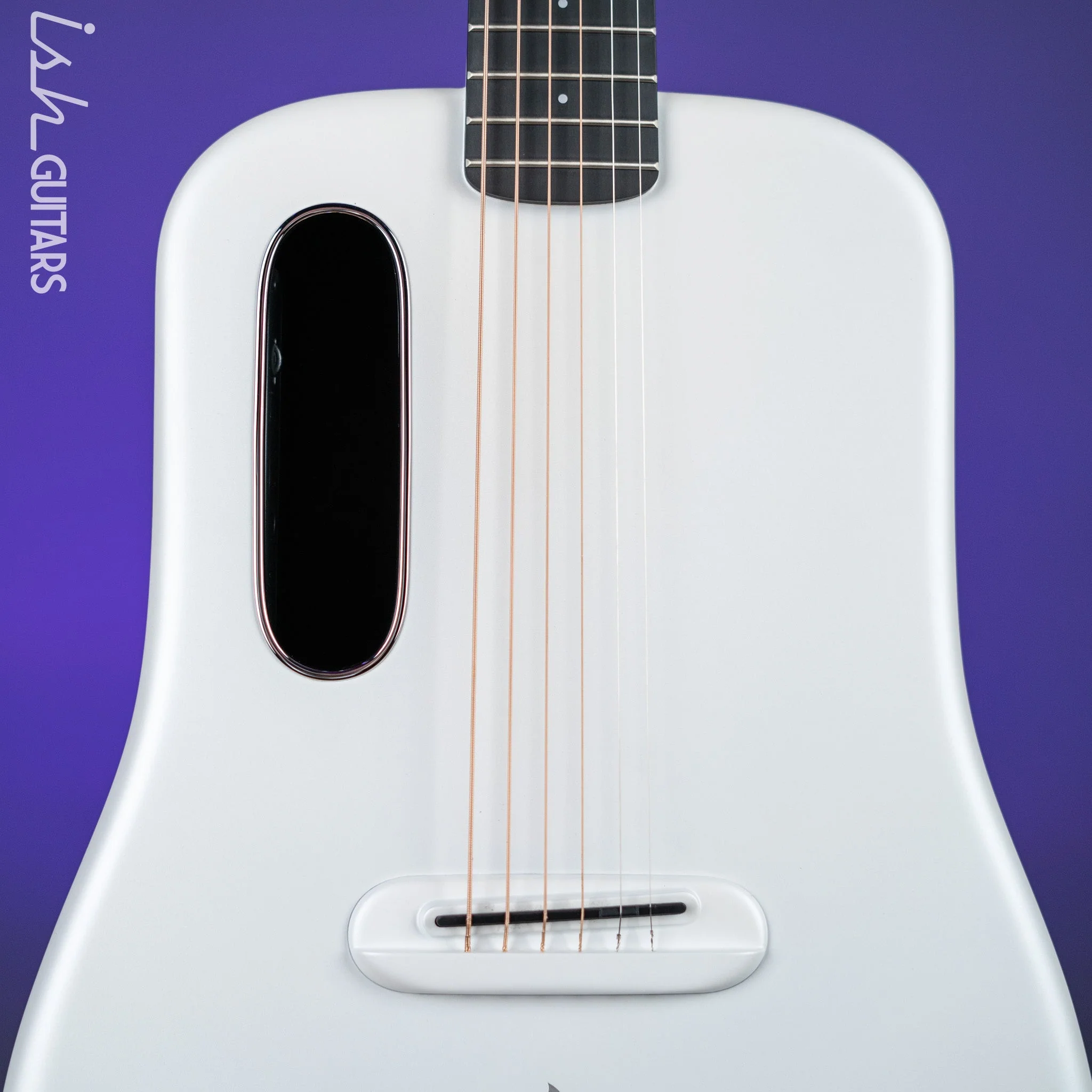 Lava Music Lava Me 3 Smart Acoustic Guitar 36" White w/ Ideal Bag - Image 3
