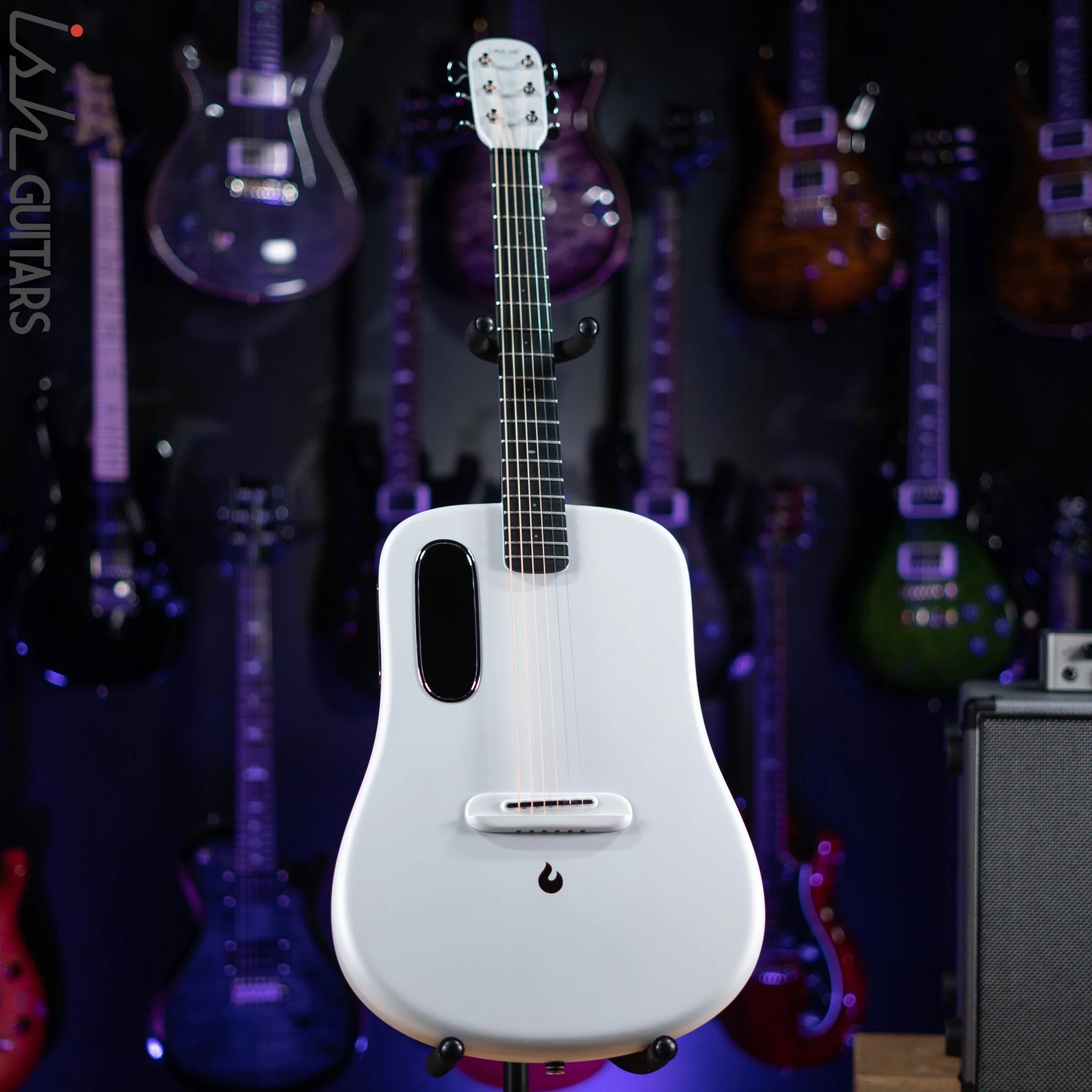 Lava Music Lava Me 3 Smart Acoustic Guitar 36” White w/ Space Bag - Image 2