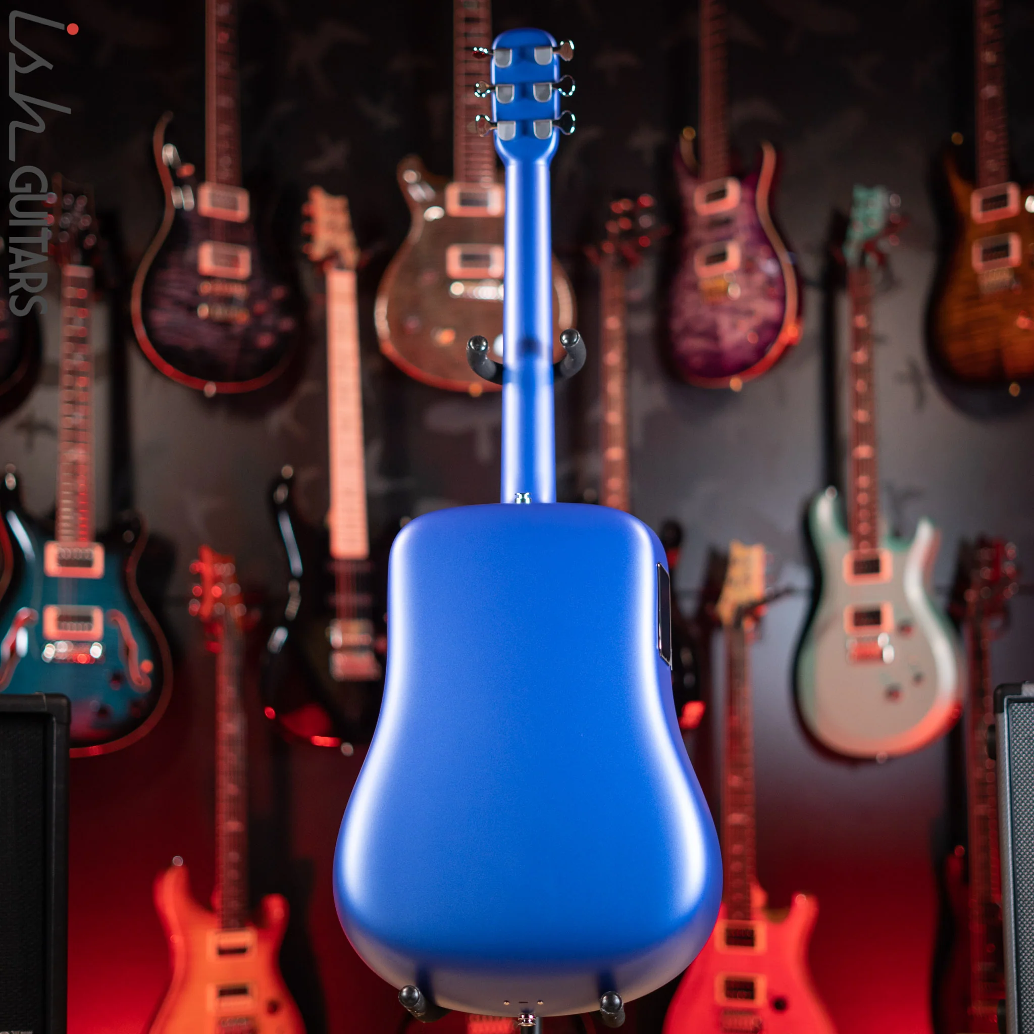 Lava Music Lava Me 3 Smart Acoustic Guitar 38" Blue w/ Space Bag - Image 7