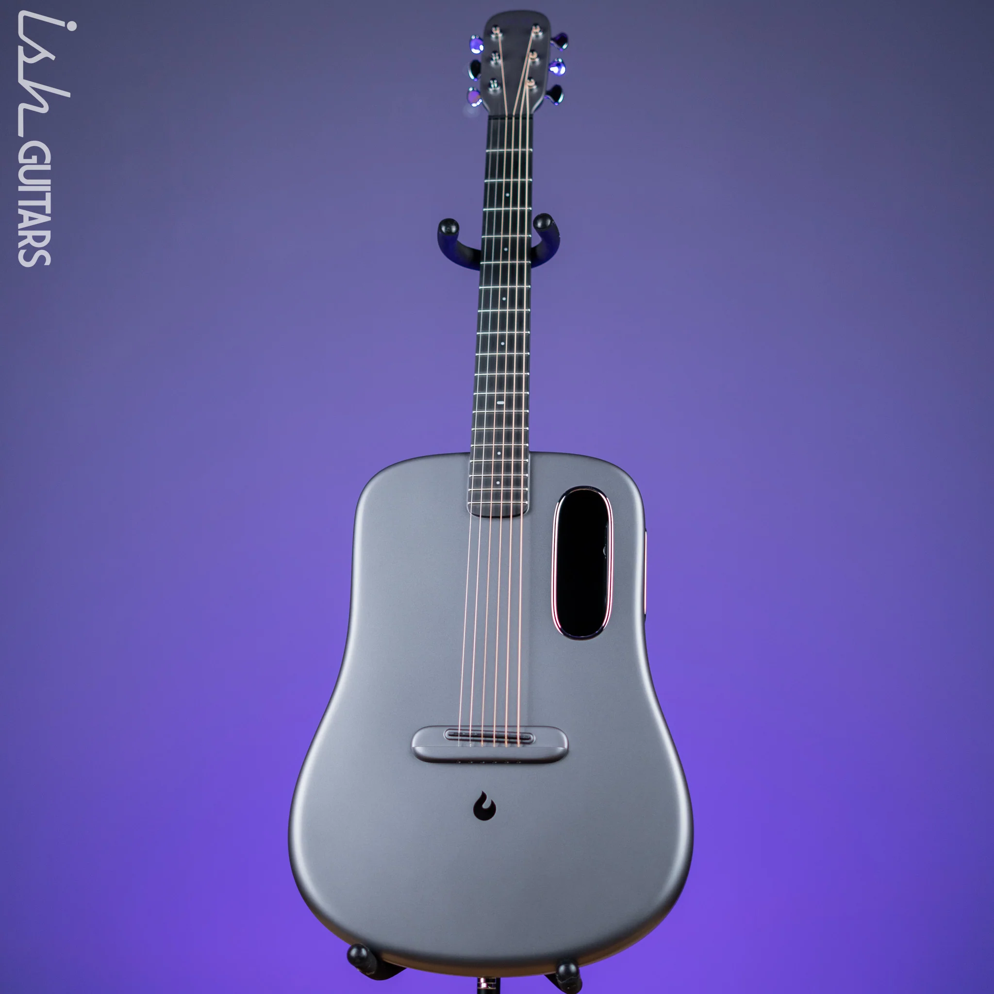 Lava Music Lava ME 3 Smart Acoustic Guitar 38” Left-Handed Space Grey w/ Space Bag - Image 2