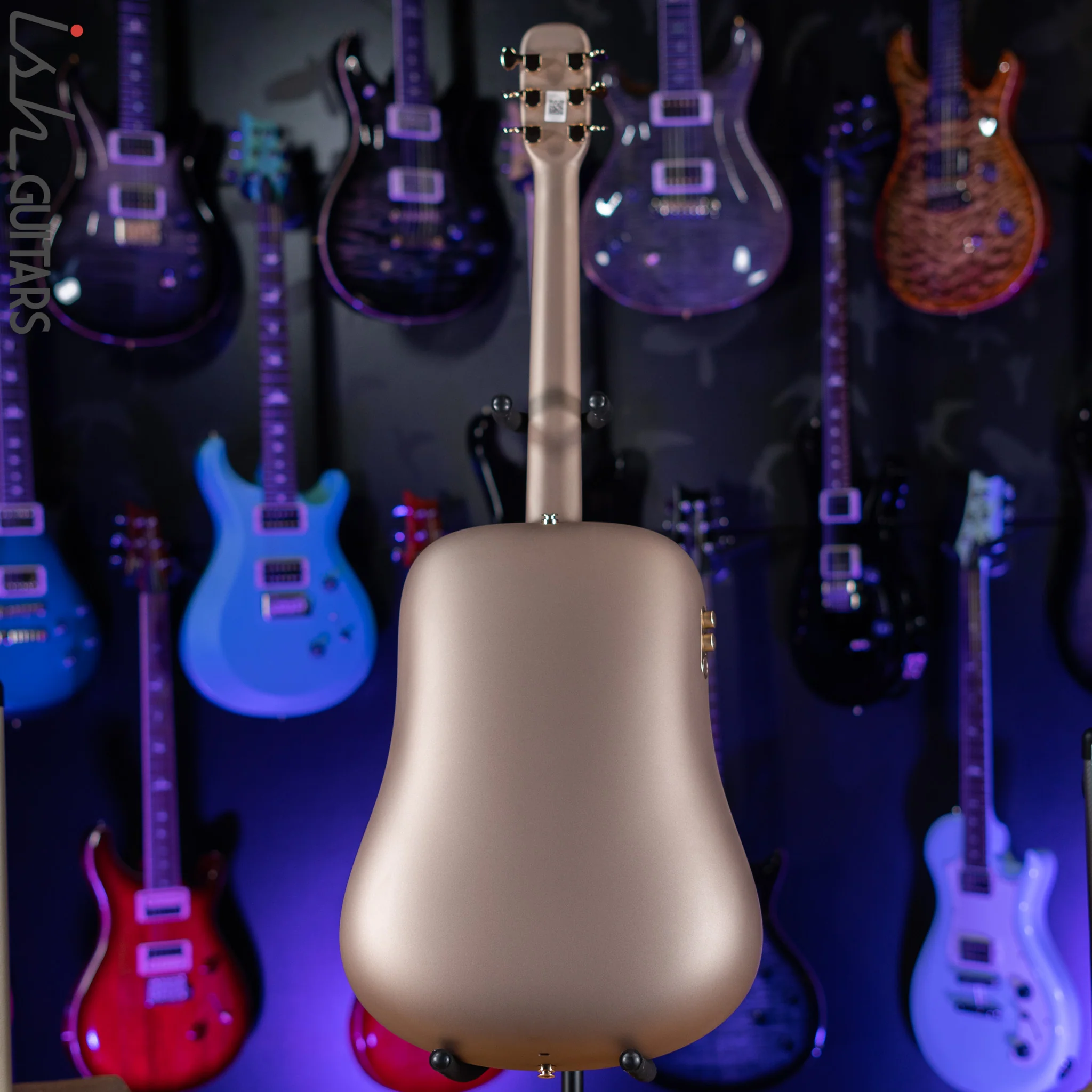 Lava Music Lava Me Pro Carbon Fiber Acoustic Guitar with Effects Black Gold - Image 6