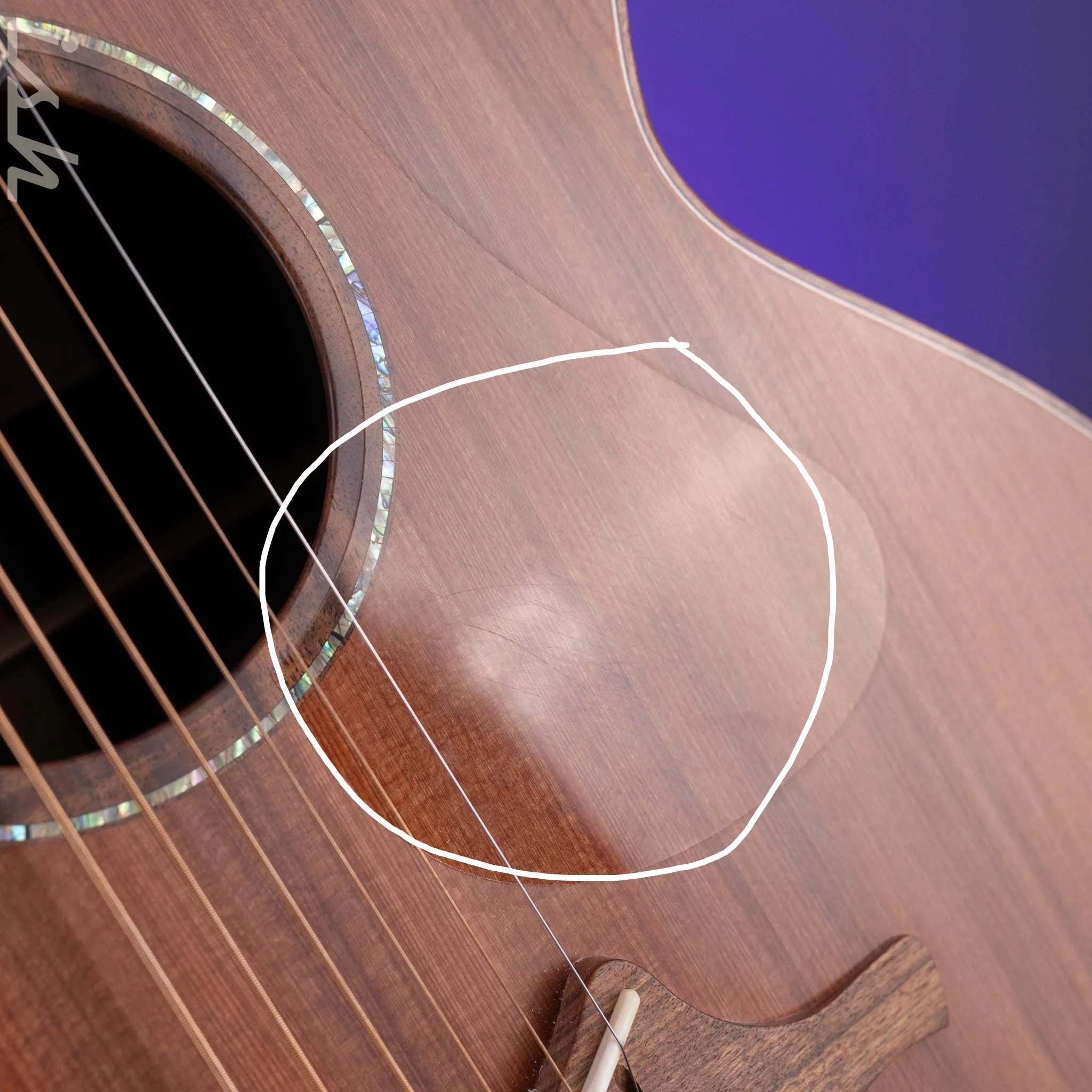 2019 Lowden 50 Series Fanned Fret Baritone Bari-50F/F - Image 5