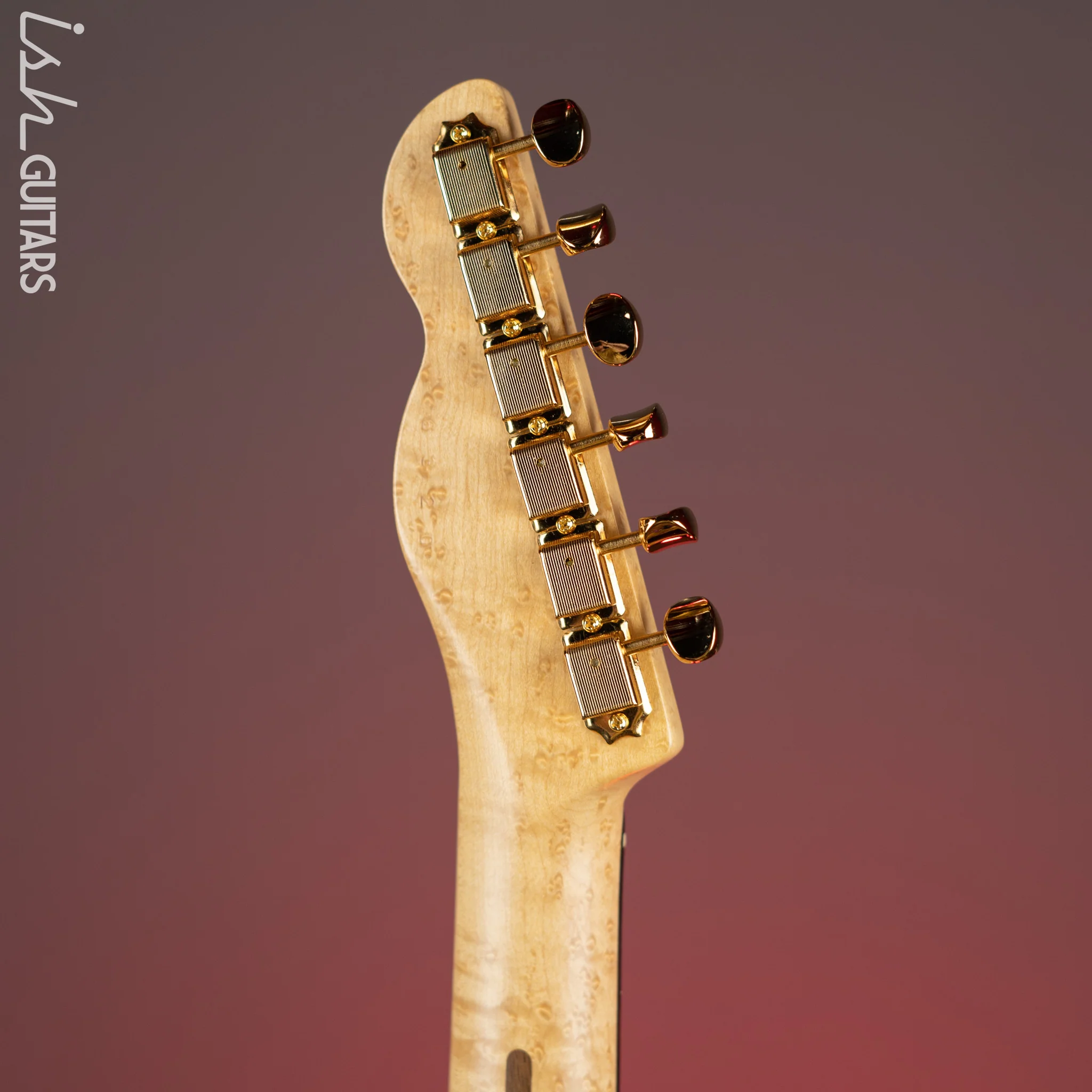 LSL Bad Bone 190 T-Style Electric Guitar Purple Sparkle - Image 16