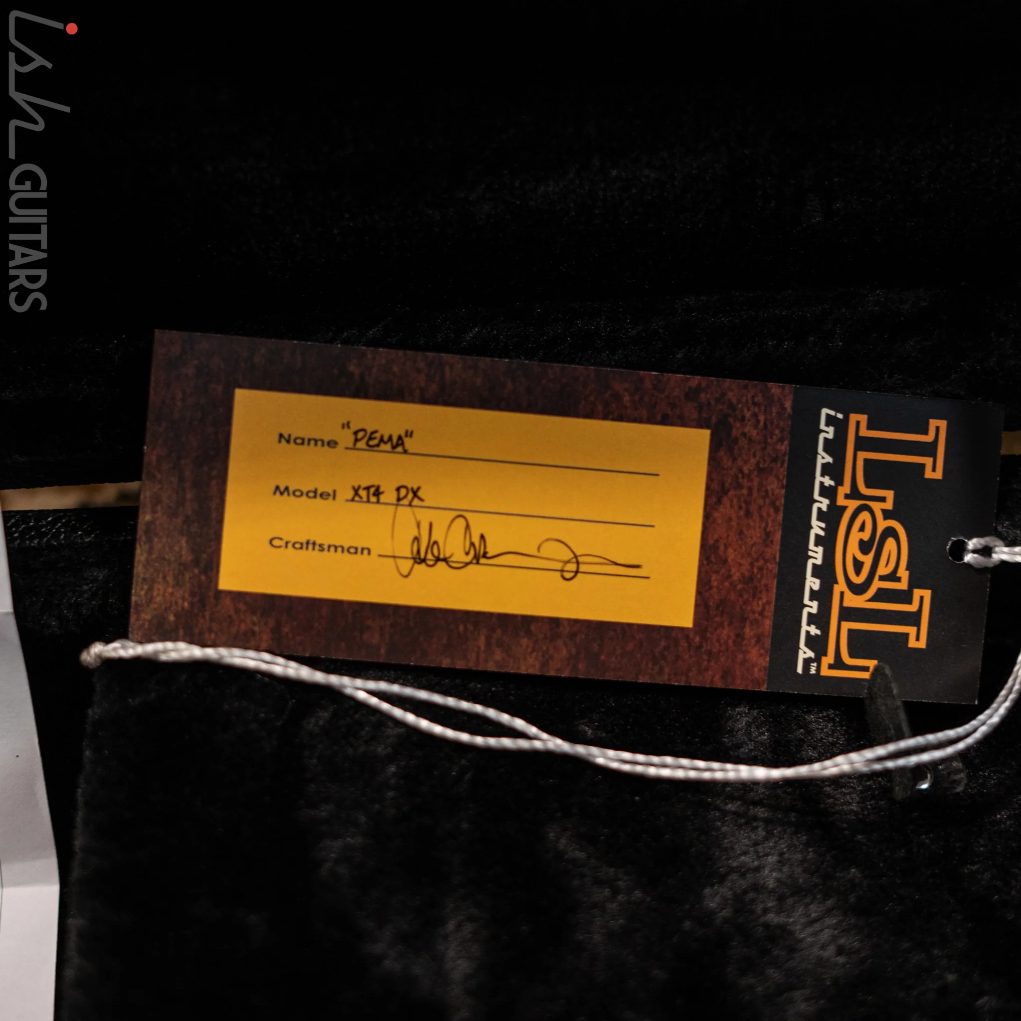 LSL “Pema” XT4-DX 5A Curly Mango Faded Iced Tea Burst - Image 15