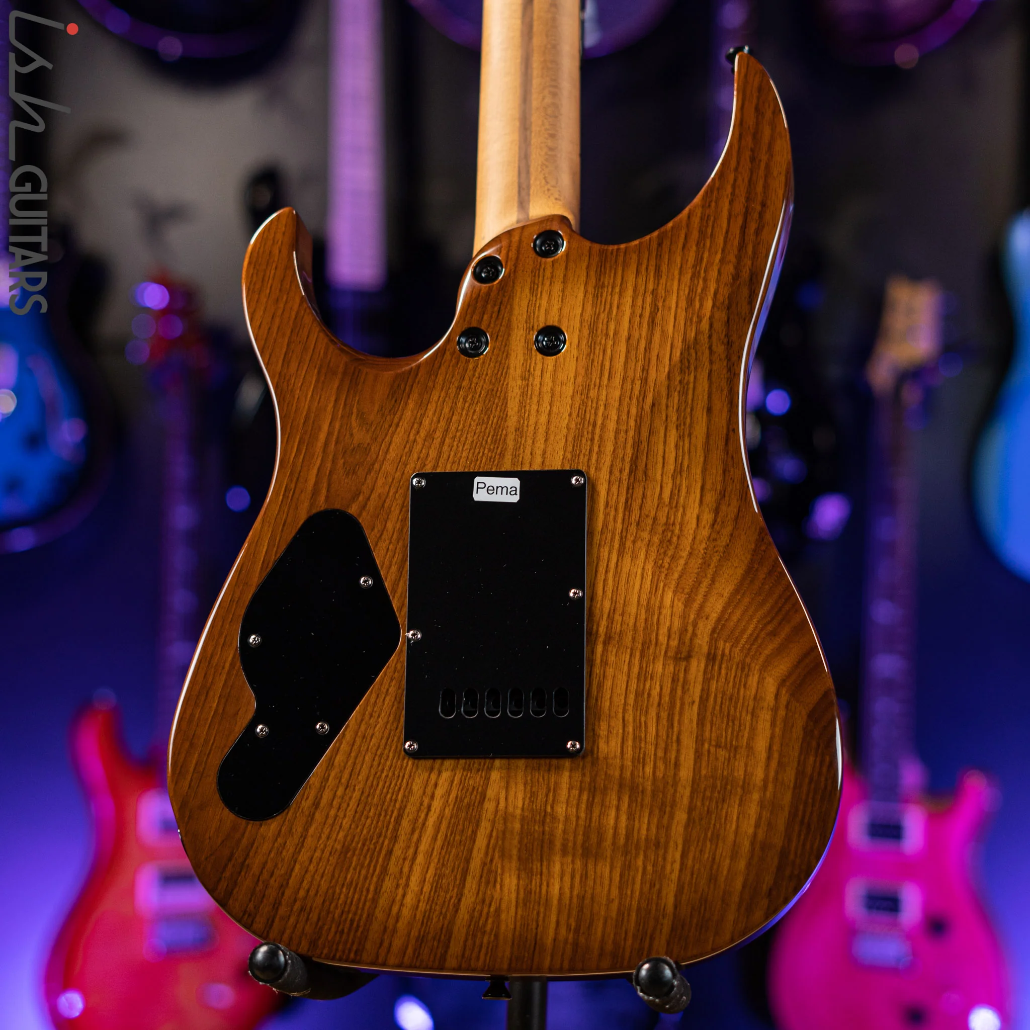 LSL “Pema” XT4-DX 5A Curly Mango Faded Iced Tea Burst - Image 7
