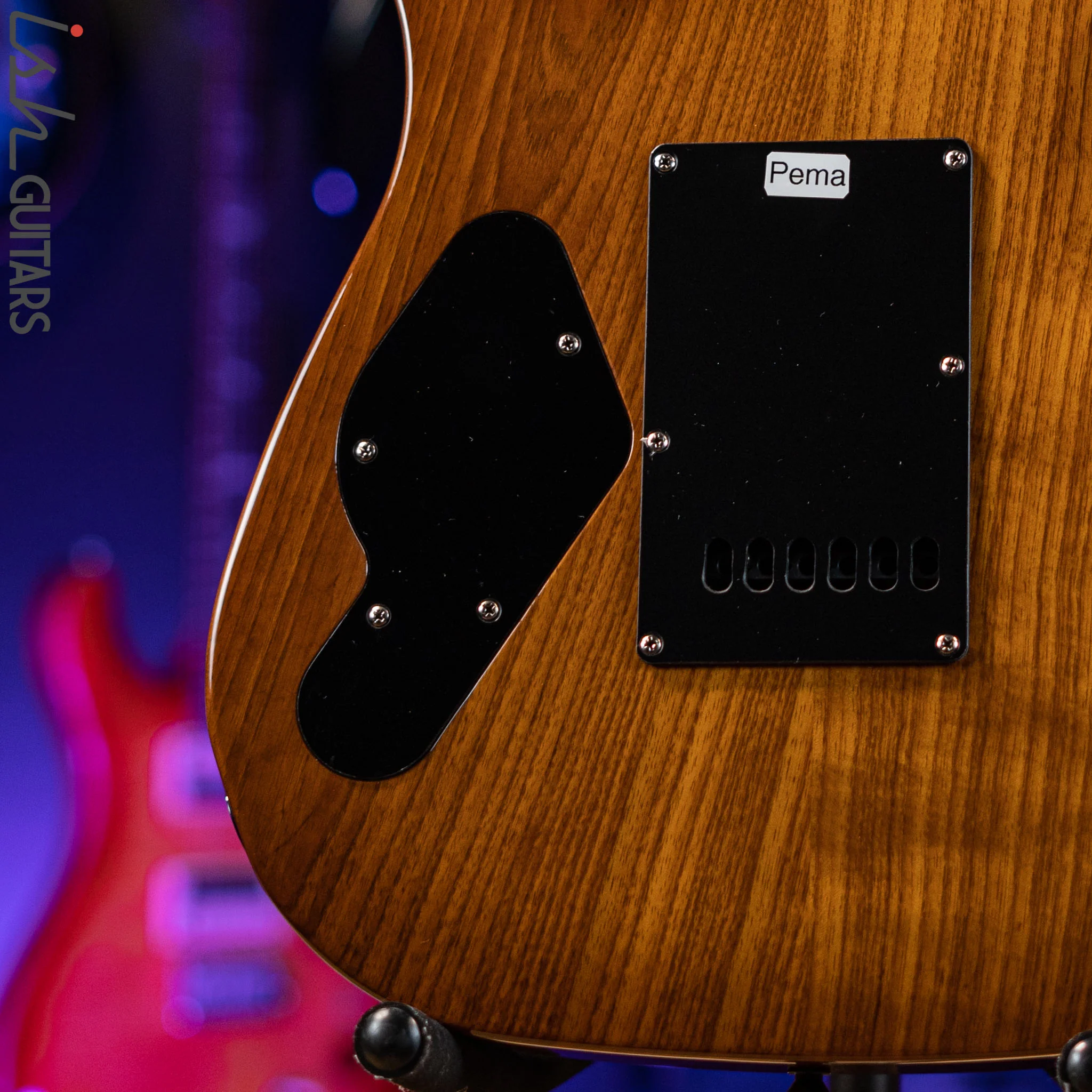 LSL “Pema” XT4-DX 5A Curly Mango Faded Iced Tea Burst - Image 8
