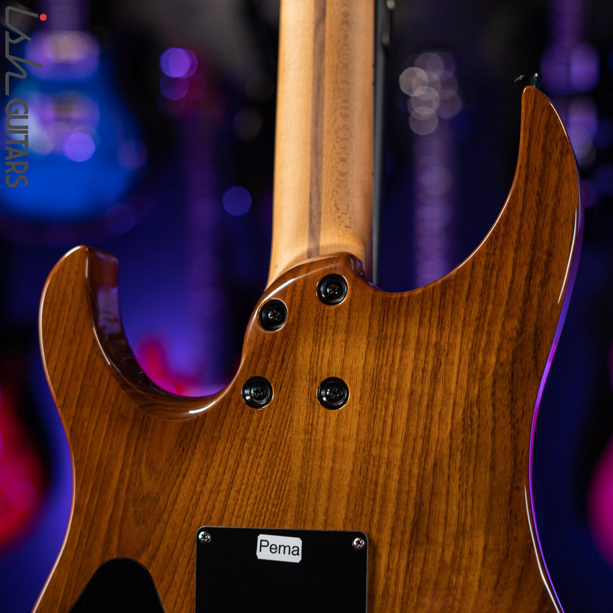 LSL “Pema” XT4-DX 5A Curly Mango Faded Iced Tea Burst - Image 9