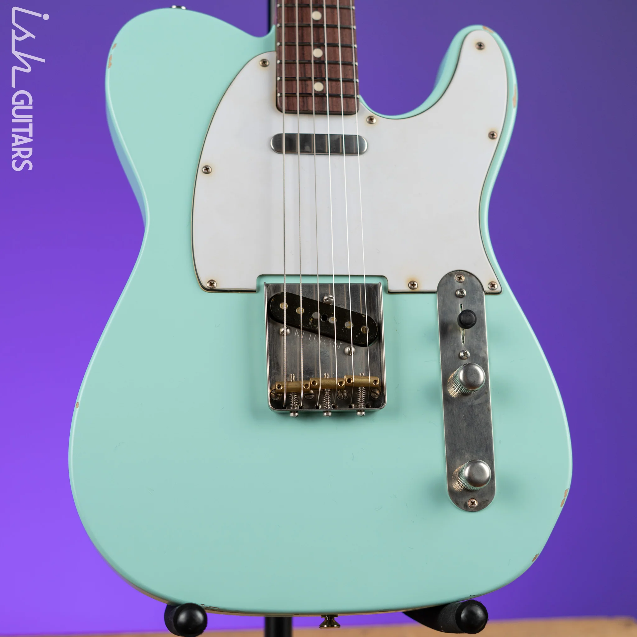 LSL T-Bone One B Electric Guitar Seafoam Green Aged