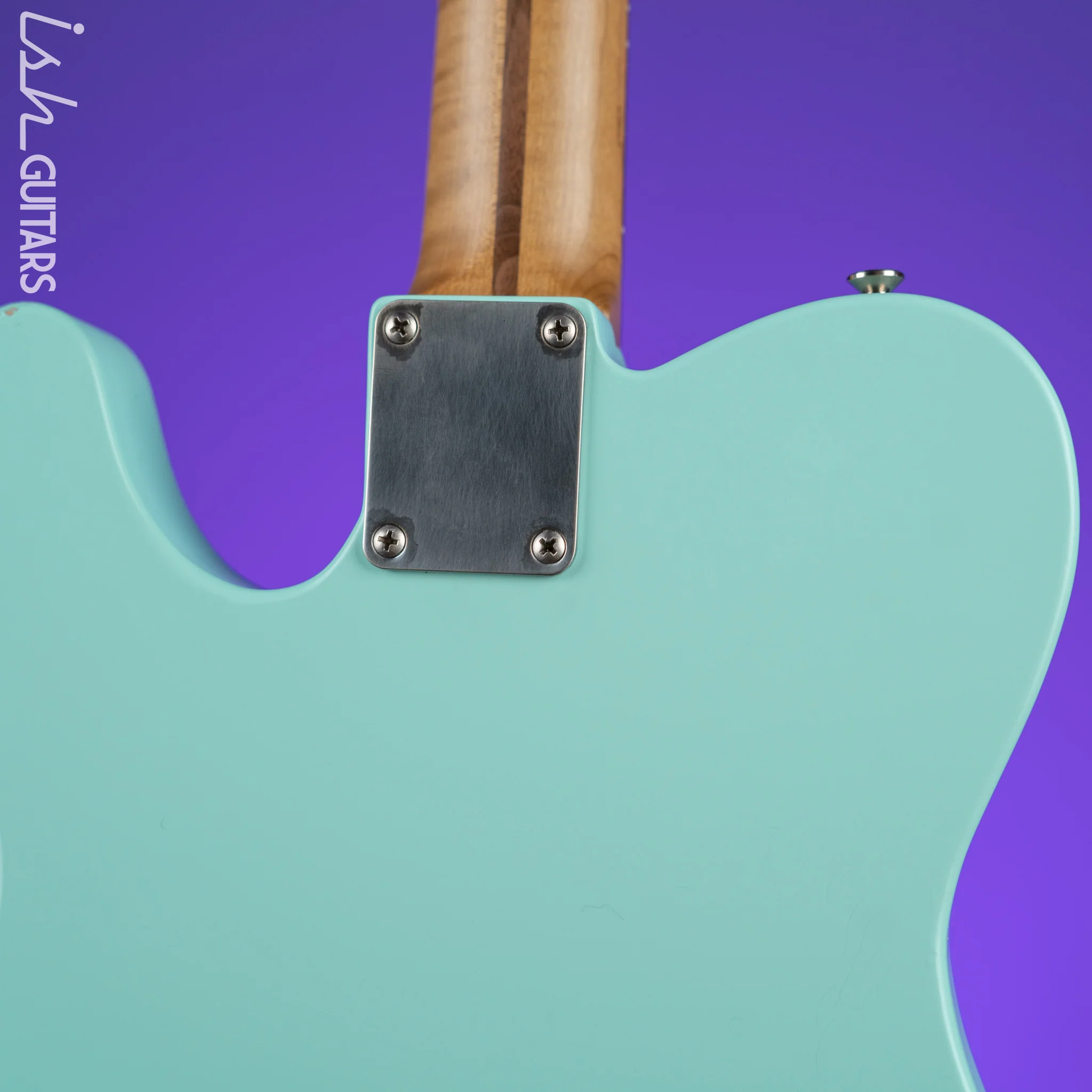 LSL T-Bone One B Electric Guitar Seafoam Green Aged - Image 10