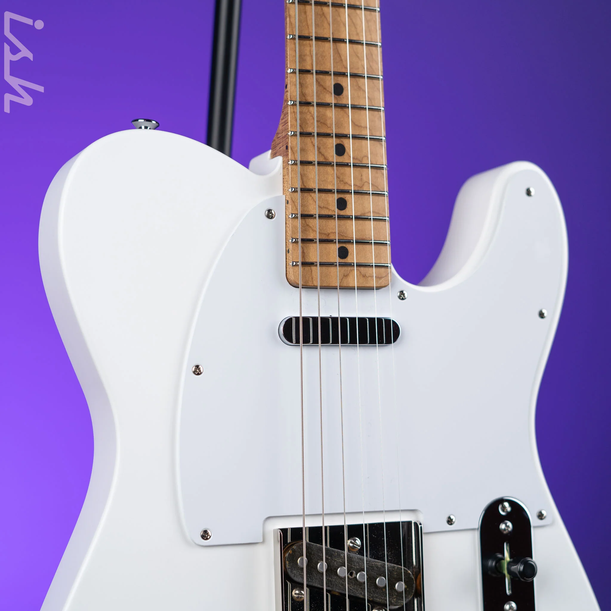 LSL T-Bone One B SS Electric Guitar White Satin - Image 3