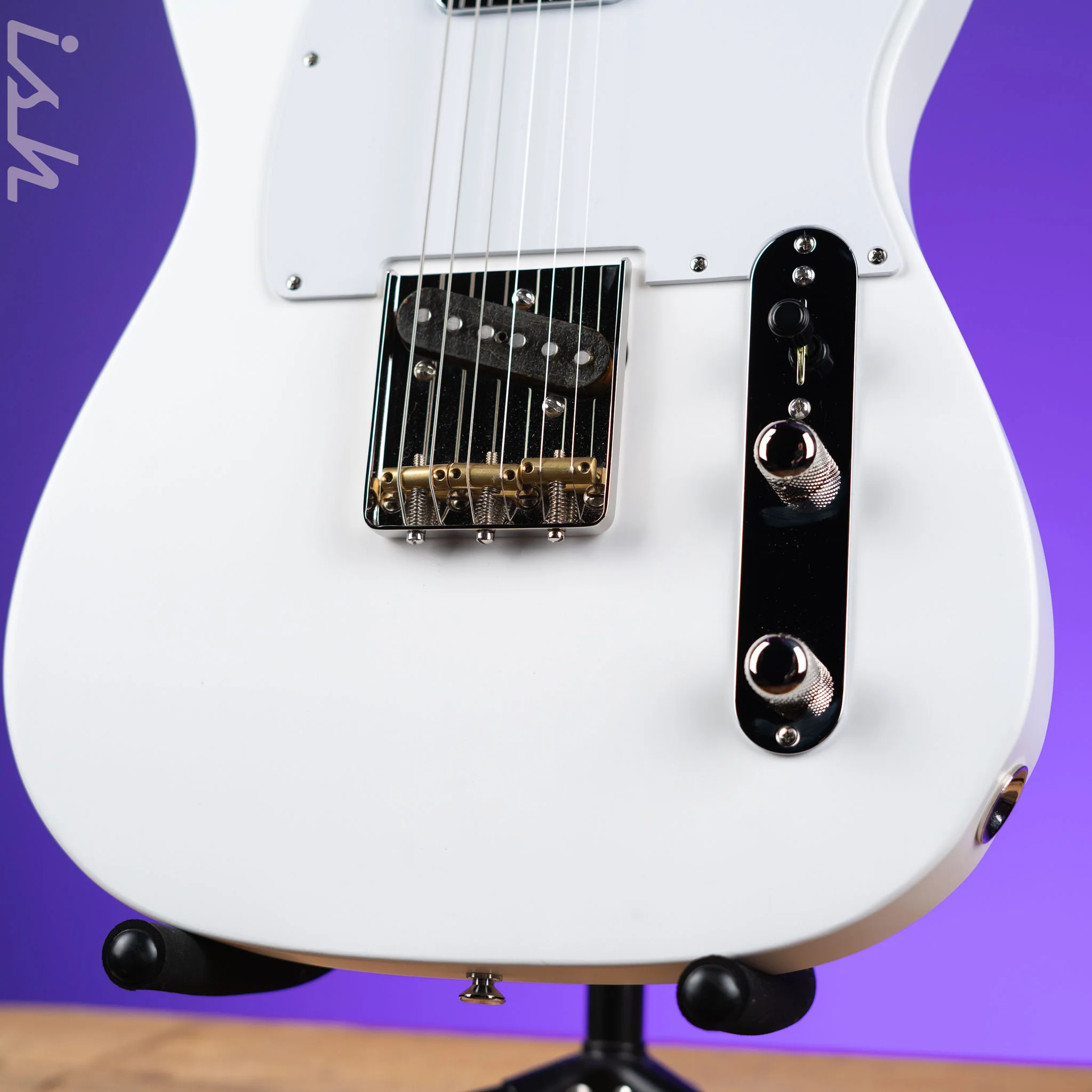LSL T-Bone One B SS Electric Guitar White Satin - Image 4