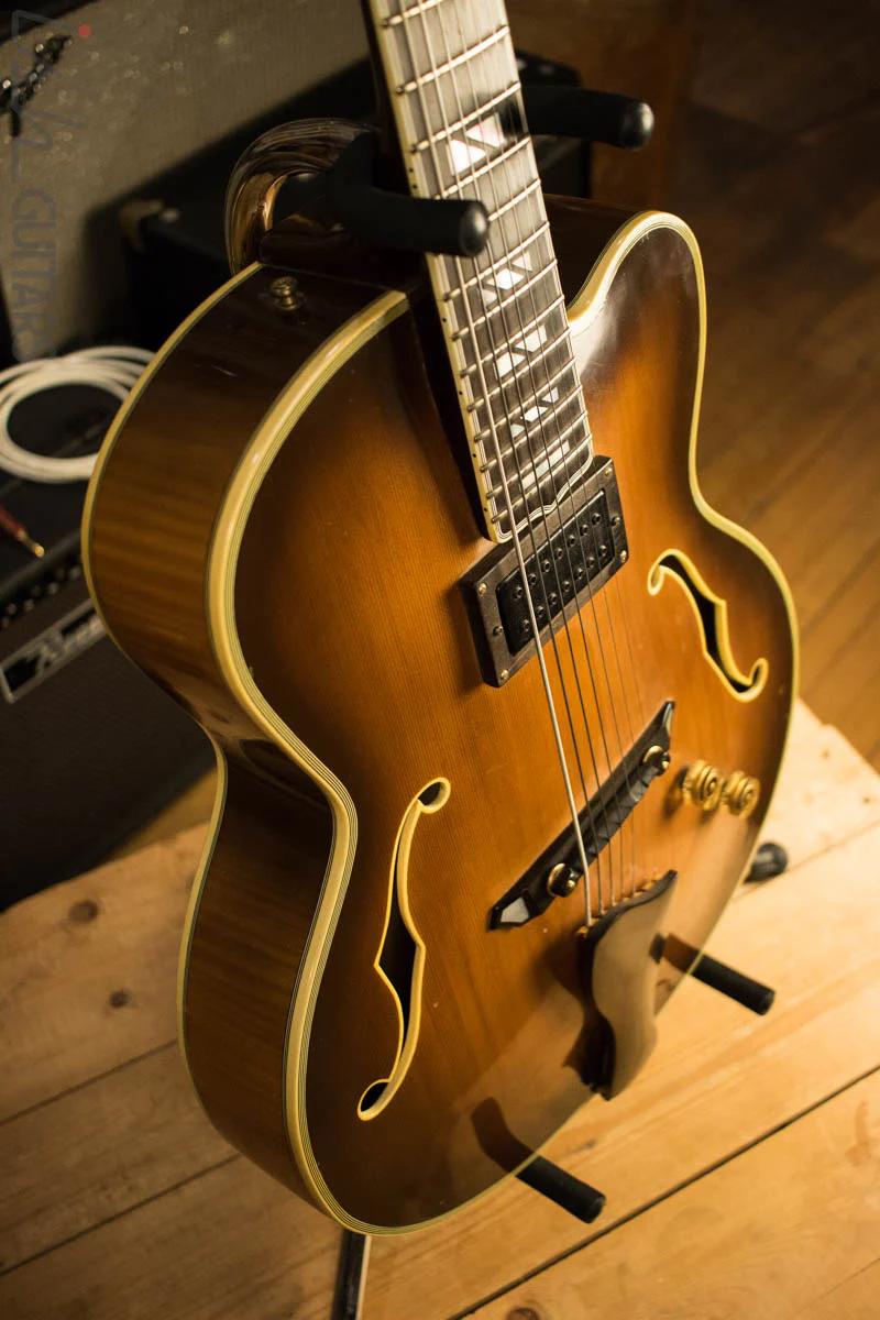 Mancuso Hollowbody 7 String Electric Guitar - Image 6