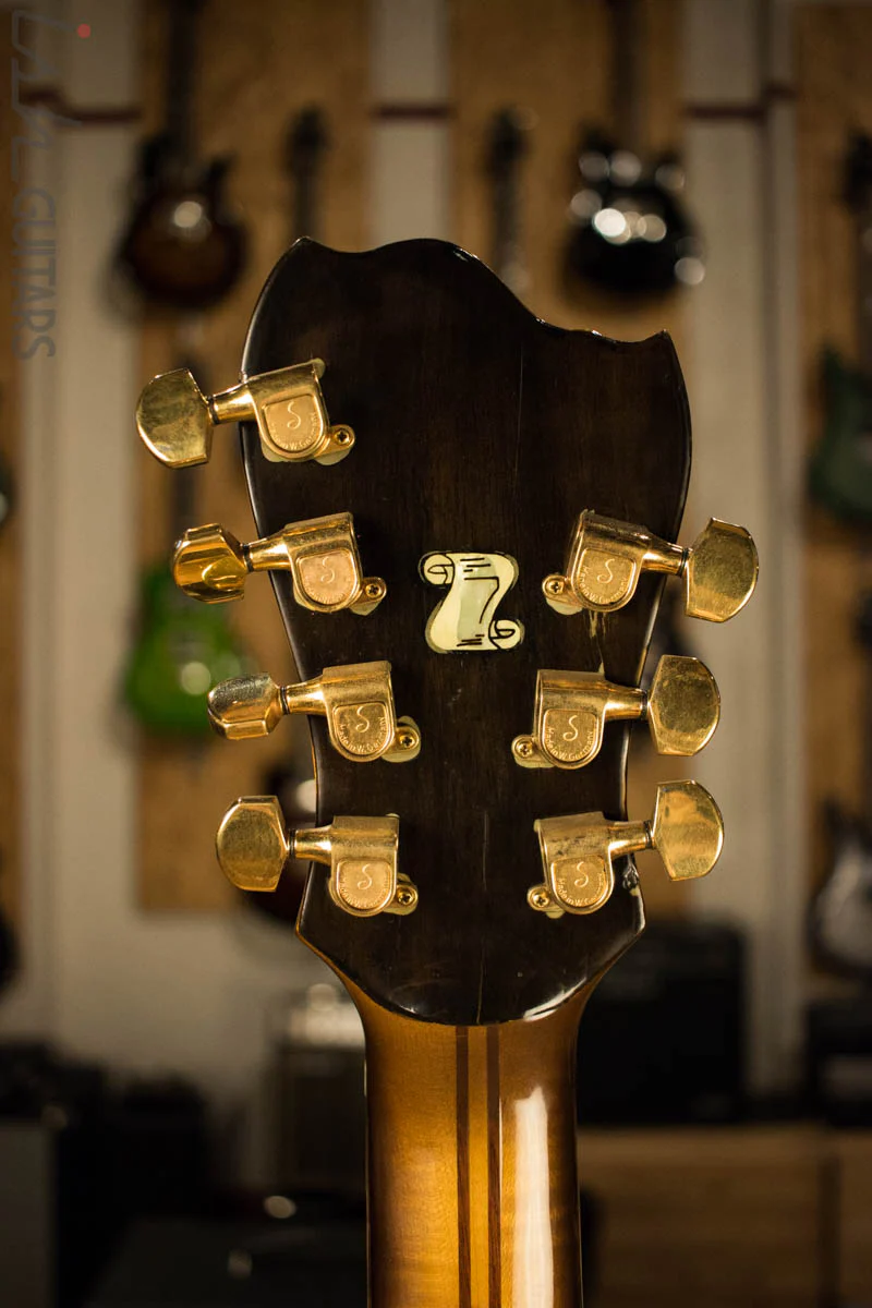 Mancuso Hollowbody 7 String Electric Guitar - Image 9