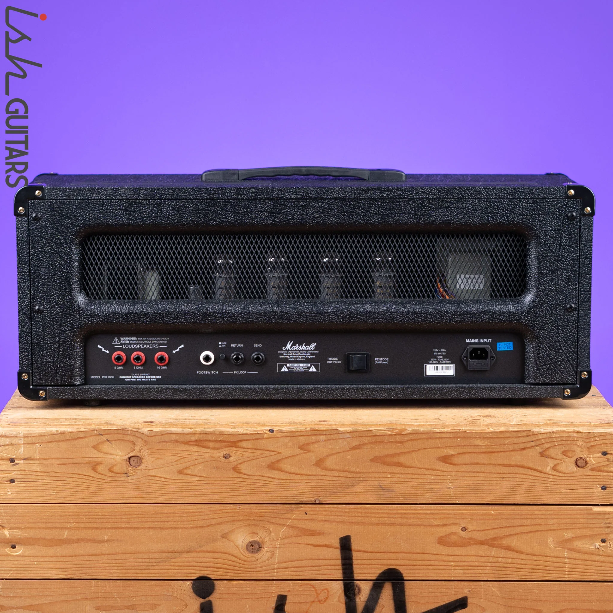 Marshall DSL100H 100W Guitar Amplifier Head - Image 8