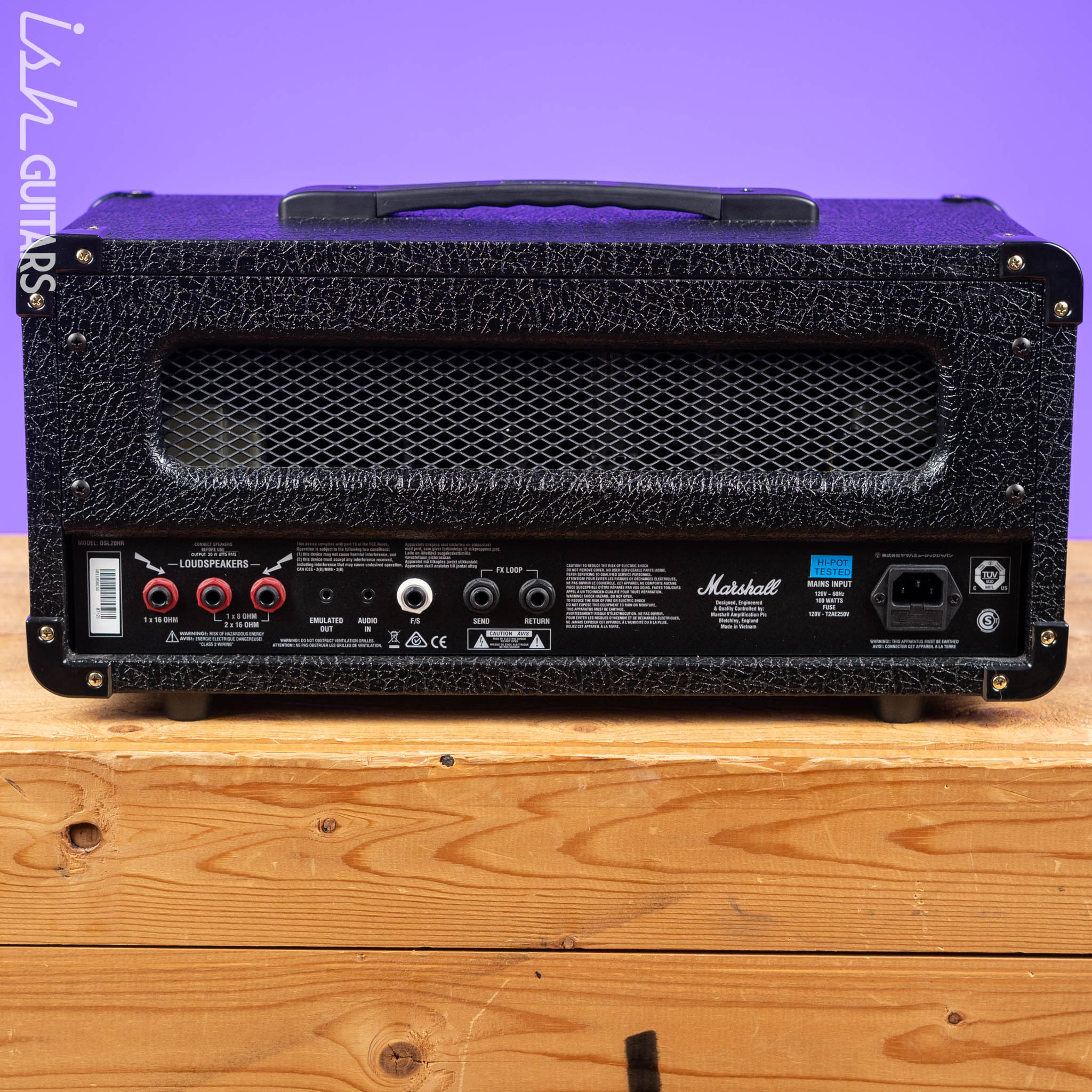 Marshall DSL20HR 2-Channel 20-Watt Guitar Amp Head - Image 4