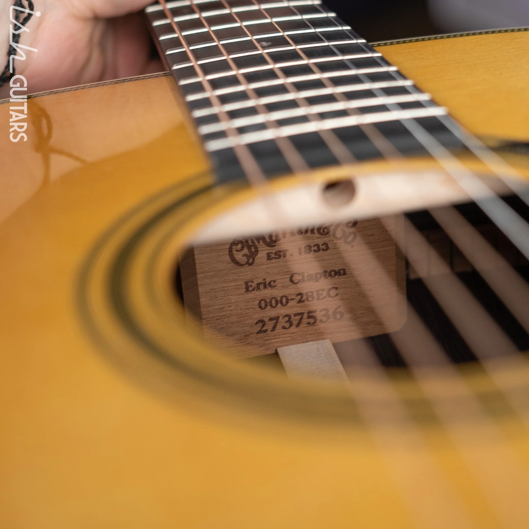 2023 Martin 000-28EC Eric Clapton Signature Acoustic Guitar Natural - Image 12