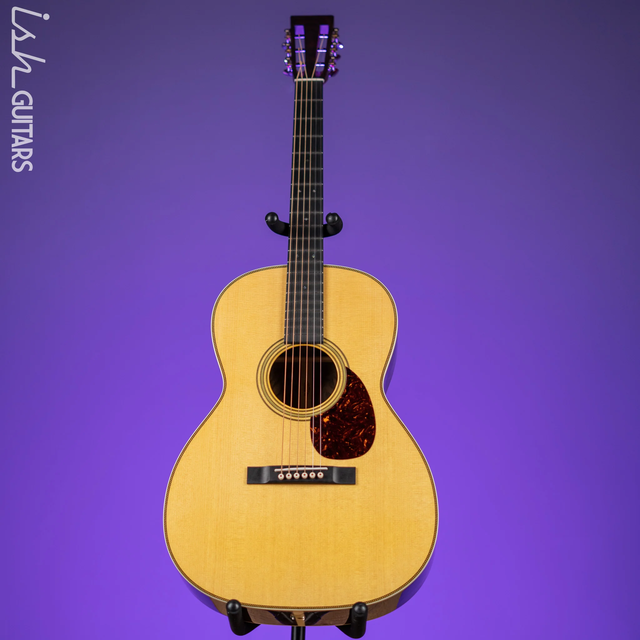 Martin Custom Shop OM-28 12-Fret Slotted Peghead Acoustic Guitar Wild Grain Rosewood - Image 3