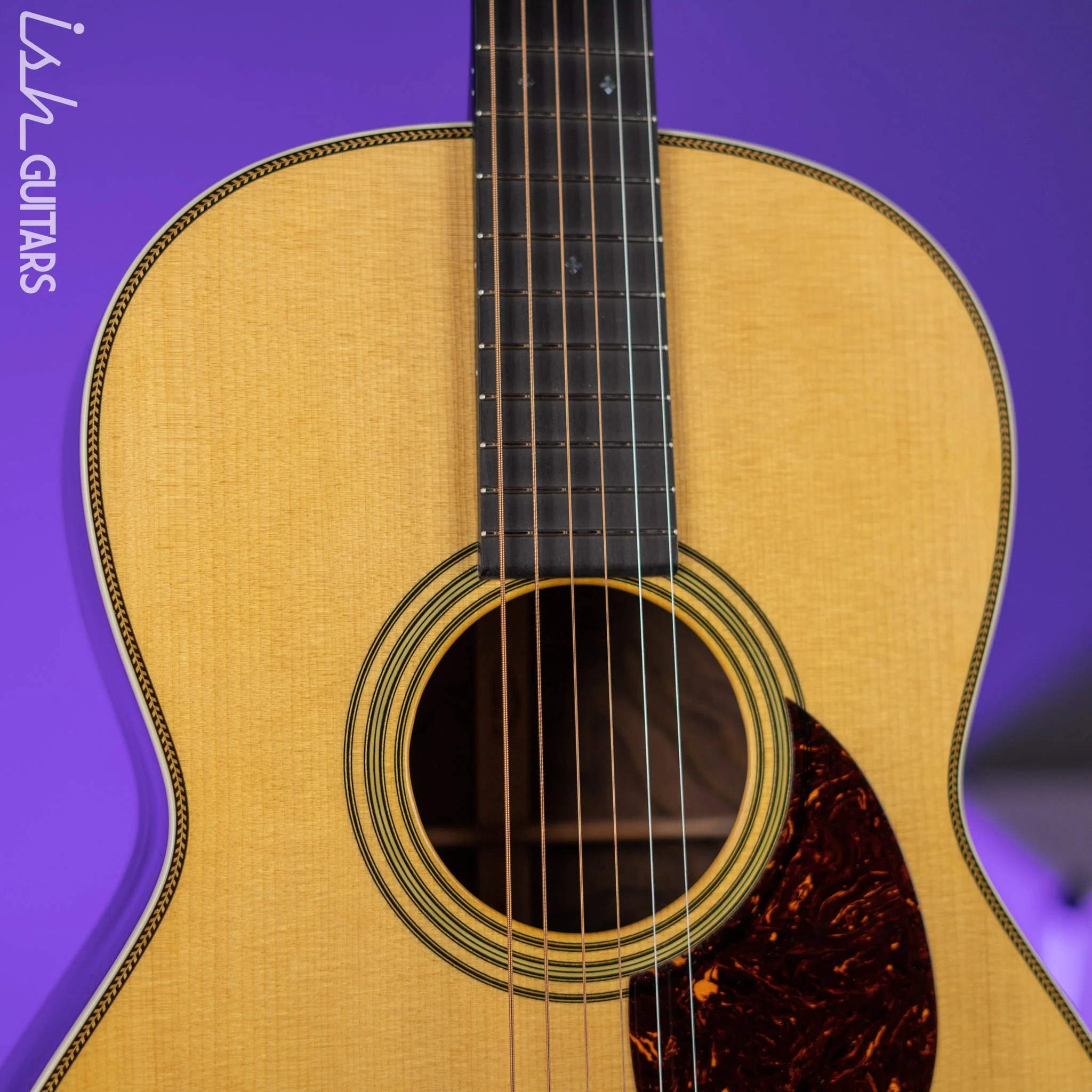 Martin Custom Shop OM-28 12-Fret Slotted Peghead Acoustic Guitar Wild Grain Rosewood - Image 4