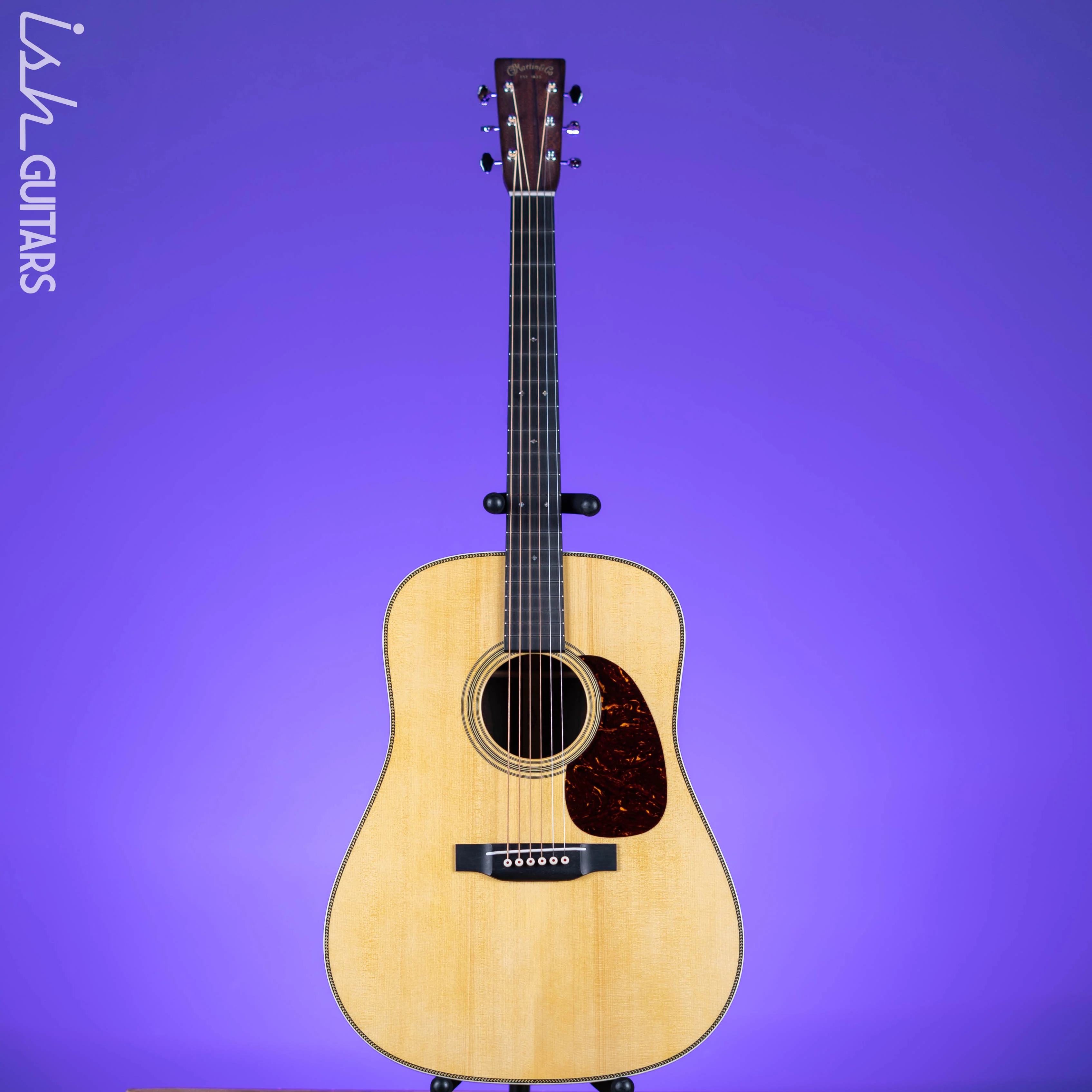 Martin Custom Shop HD-28V Dreadnought Acoustic Guitar Ziricote Natural - Image 3