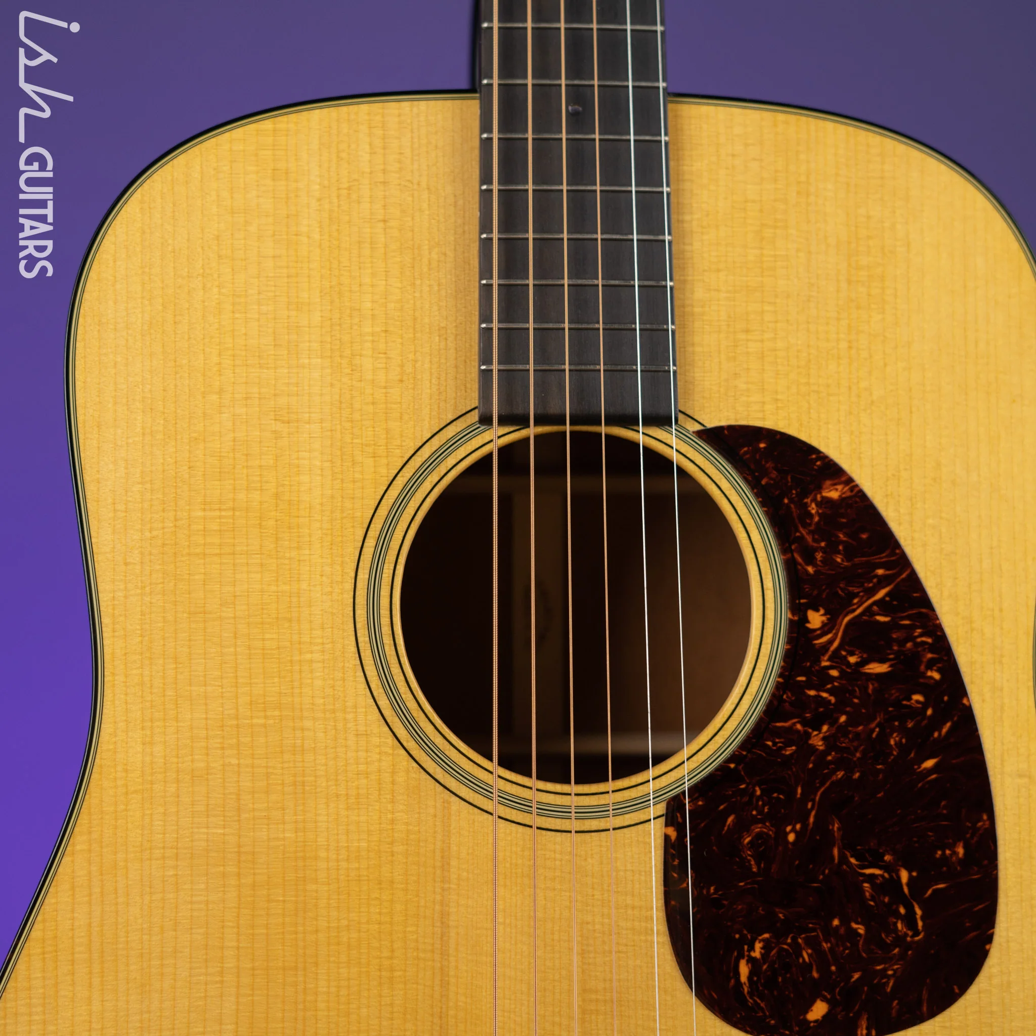 2019 Martin Custom Shop D-18 Dreadnaught Natural Adirondack Spruce - Image 3