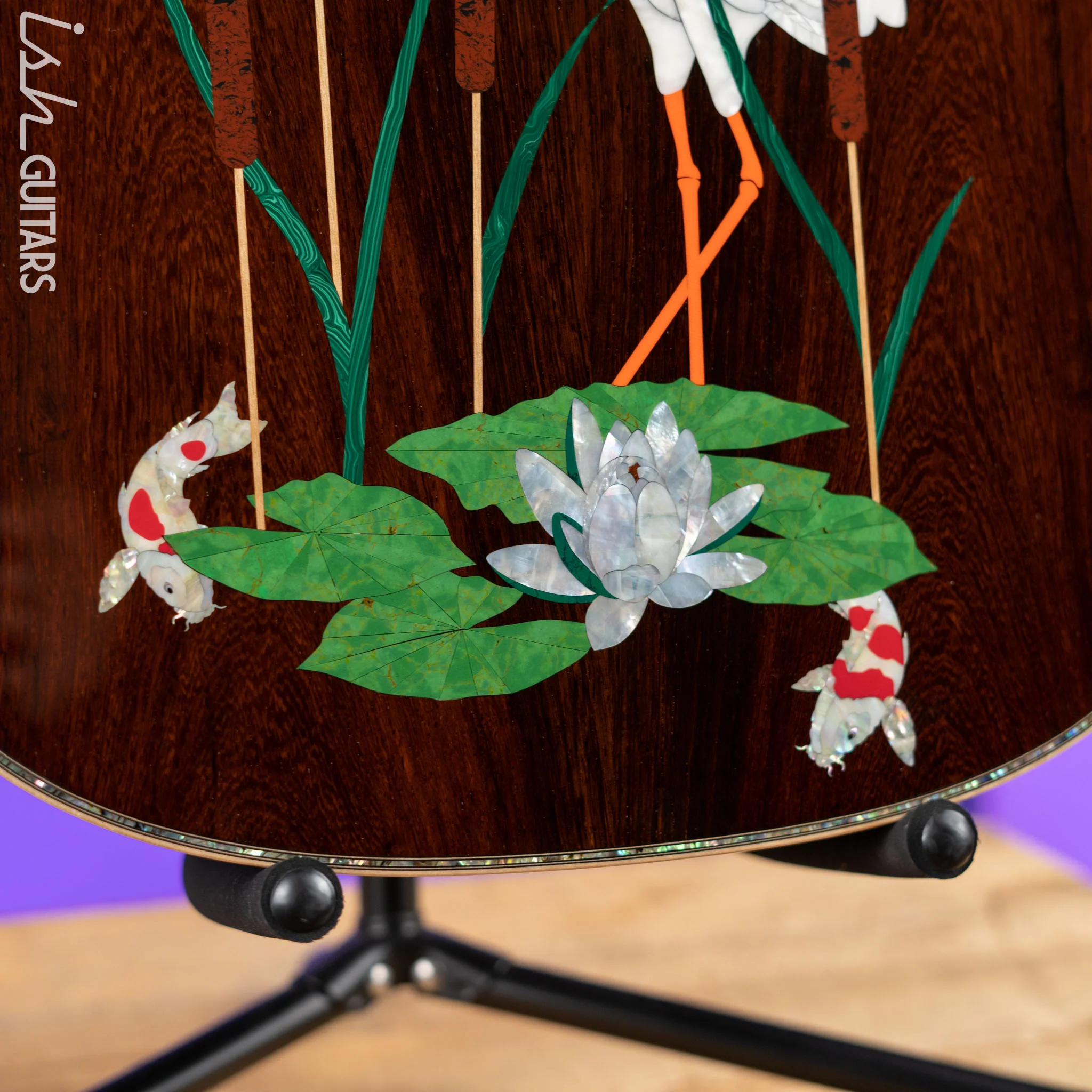 Martin Custom Shop D-45 Harvey Leach Lotus Flower - Image 15